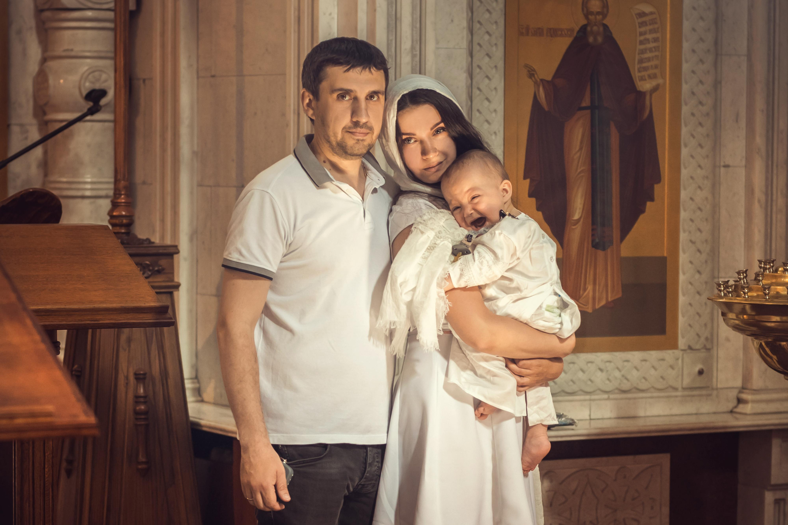 Таинство Крещения в Старо-Покровском Храме. Семейный и детский фотограф в Ростове-на-Дону