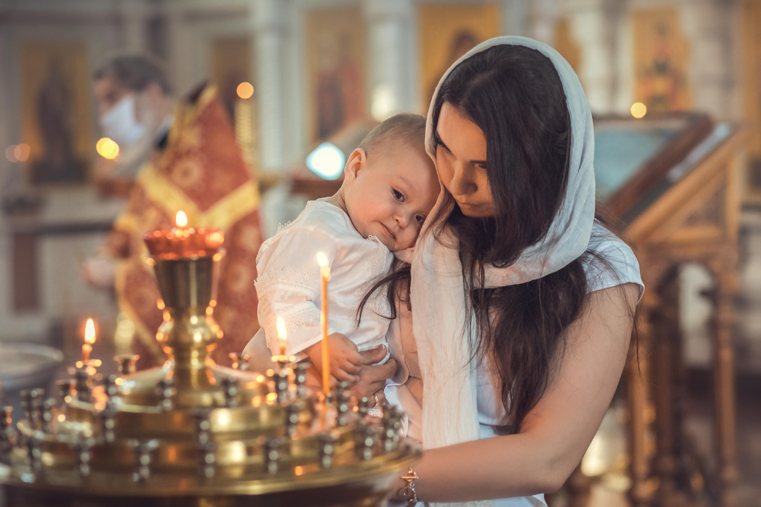 Таинство Крещения в Старо-Покровском Храме. Семейный и детский фотограф в Ростове-на-Дону