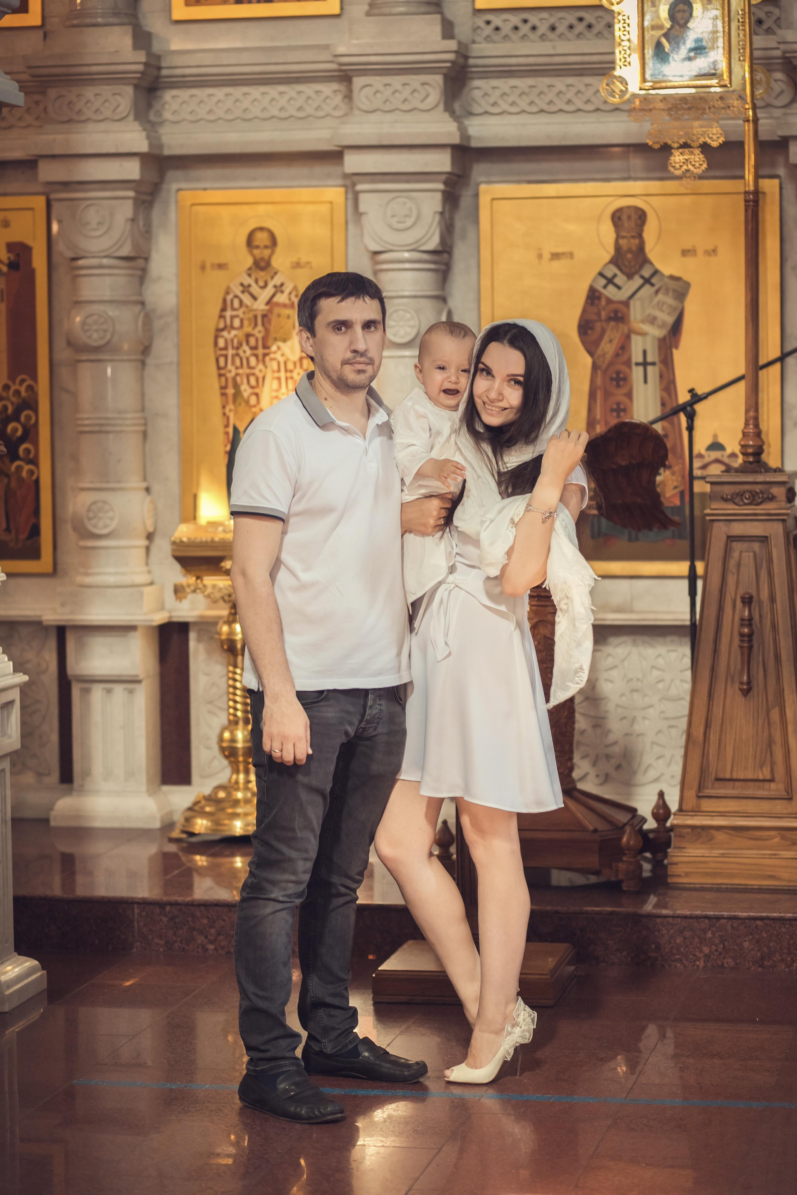 Таинство Крещения в Старо-Покровском Храме. Семейный и детский фотограф в Ростове-на-Дону