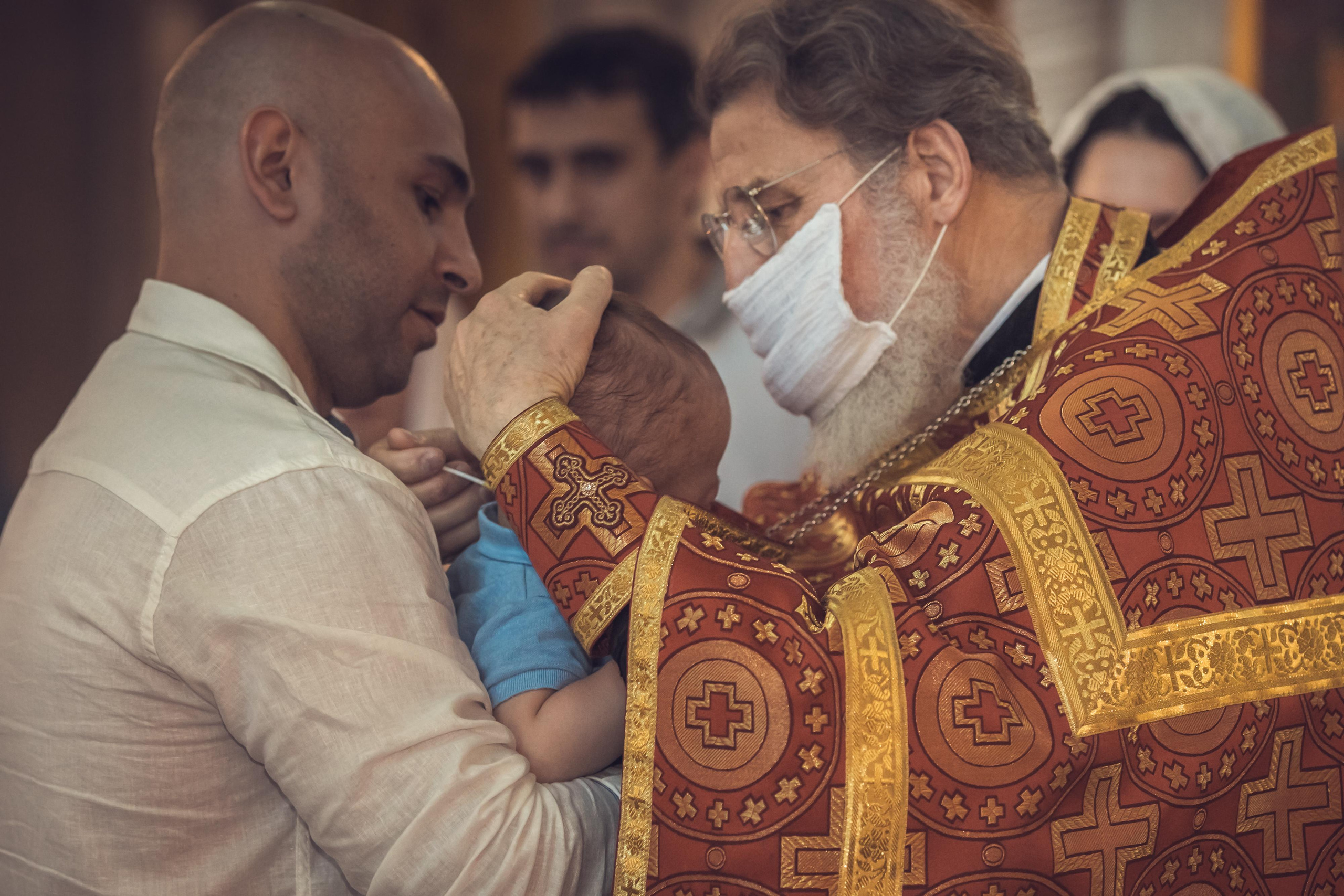 Таинство Крещения в Старо-Покровском Храме. Семейный и детский фотограф в Ростове-на-Дону