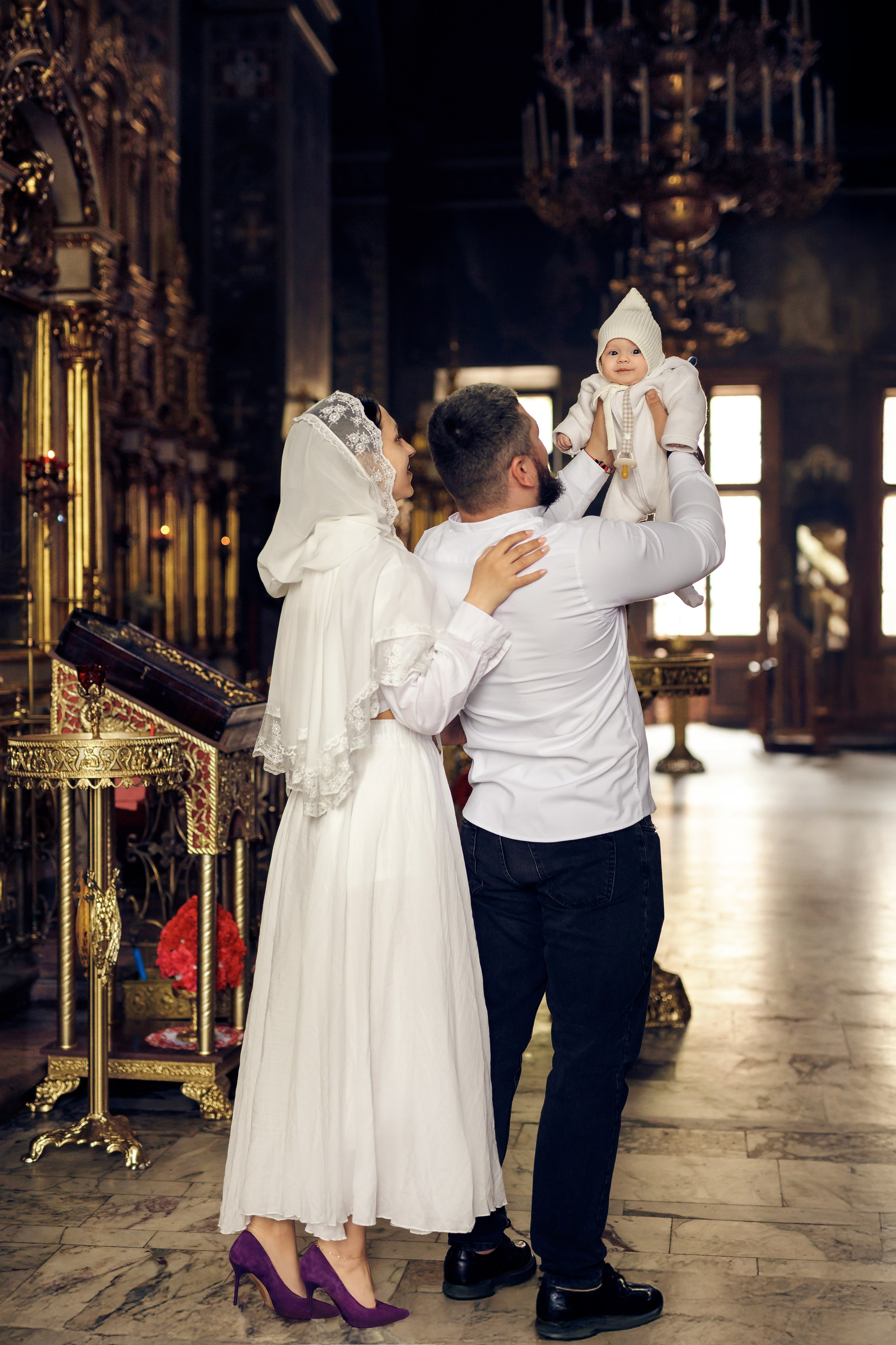 Крещение и венчание. Яна Кром Фотограф ньюборн в Москве