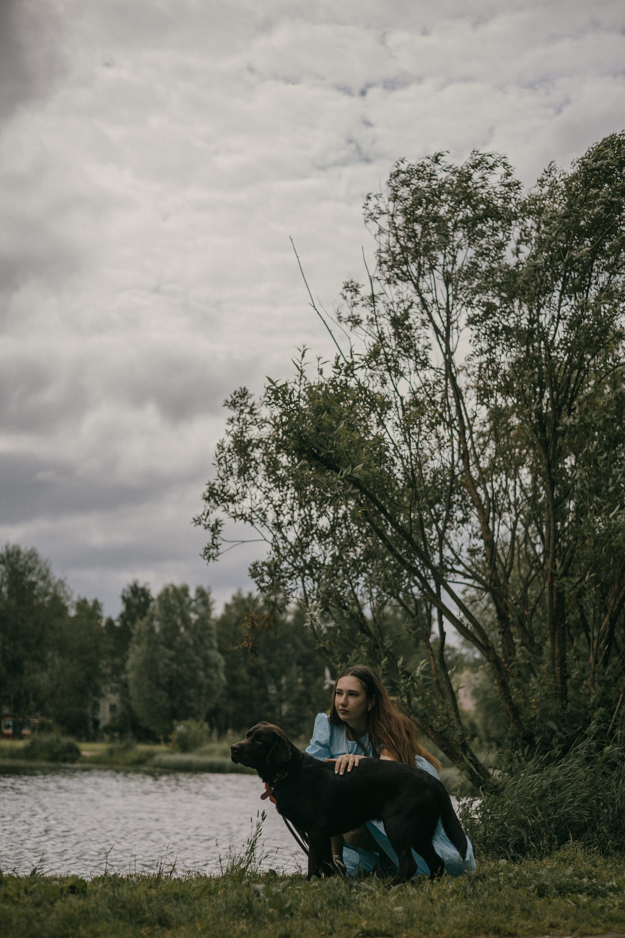 Оля и её шоколадный Тимофей. Фотограф — анималист •love-story•|Санкт-Петербург