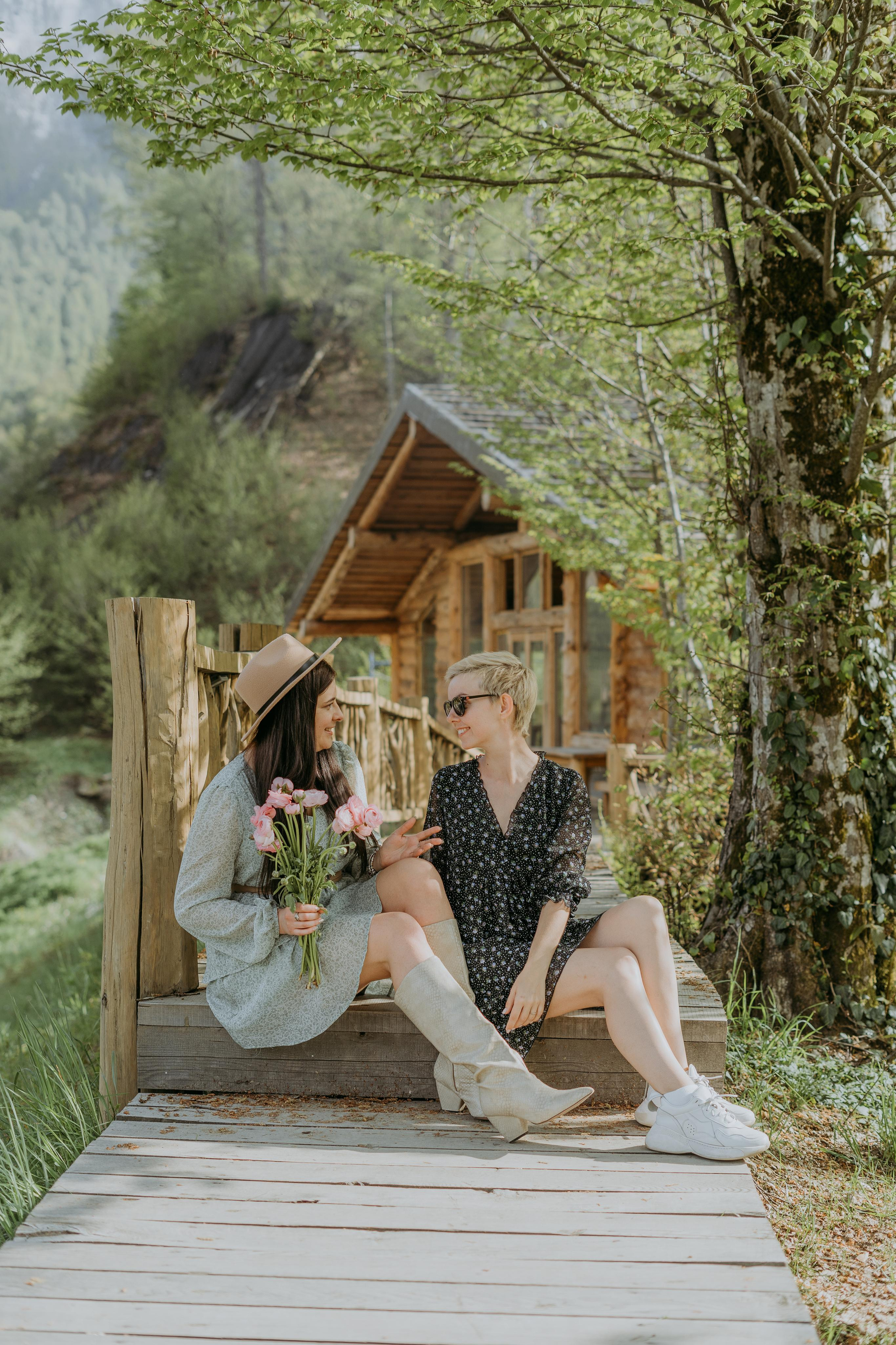 Катя и Маша в Красной Поляне. Фотограф в Сочи и Абхазии | Фототуры | September Air