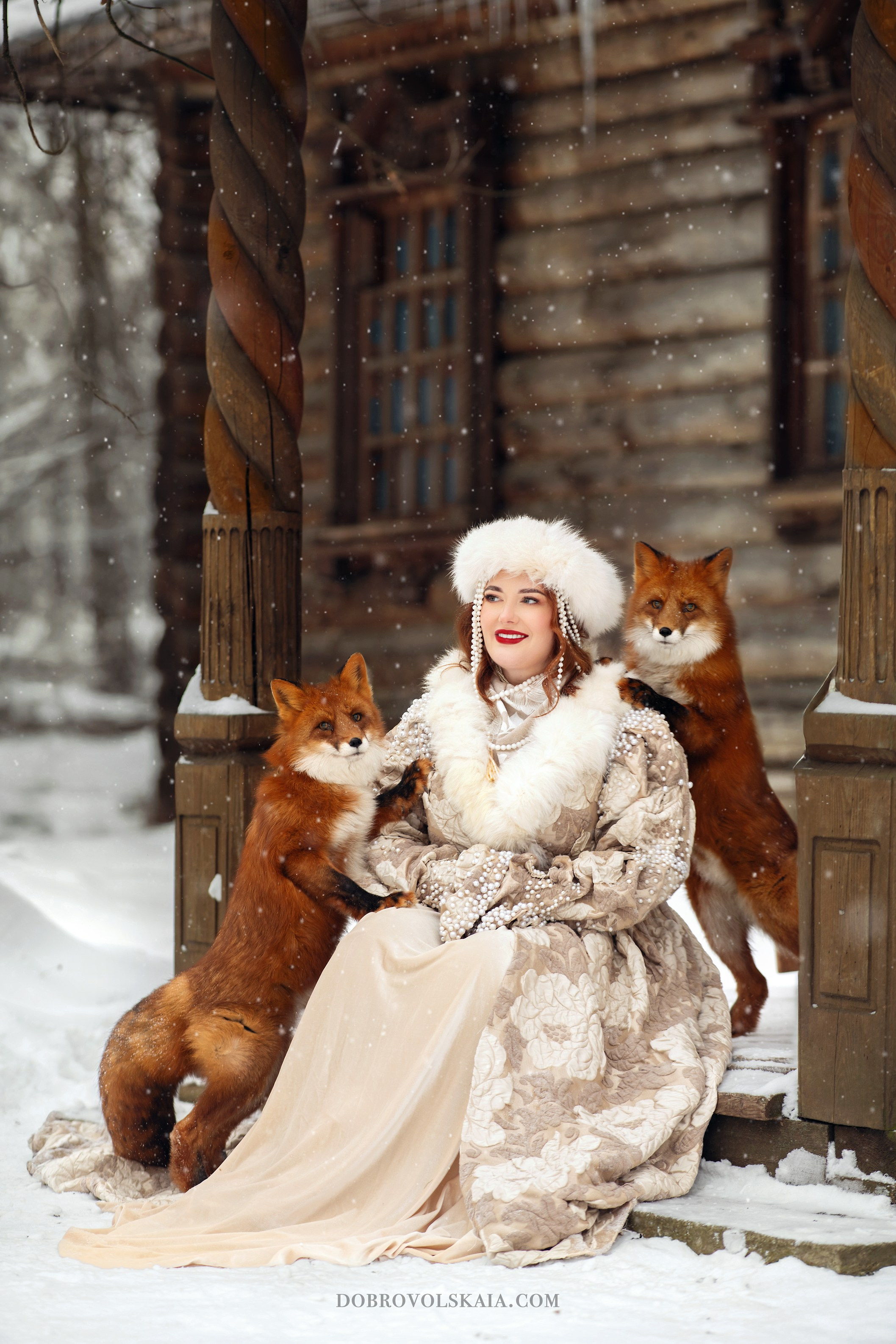 Серафима. Русские народные костюмы в Москве