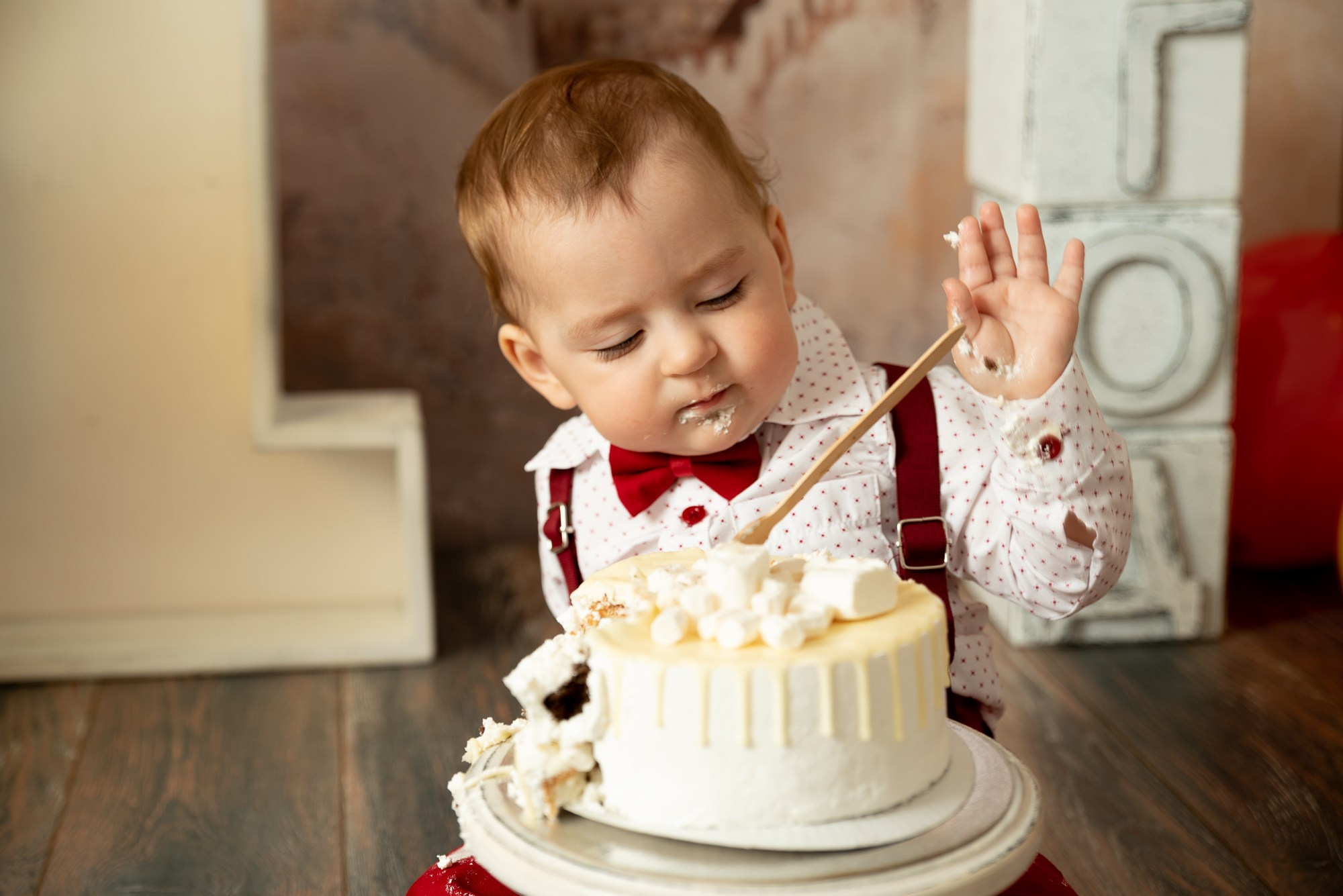 Годовасие ВСЕ ВКЛЮЧЕНО малыш Михаил. Фотограф новорожденных в Нижневартовске Лара Курдюкова