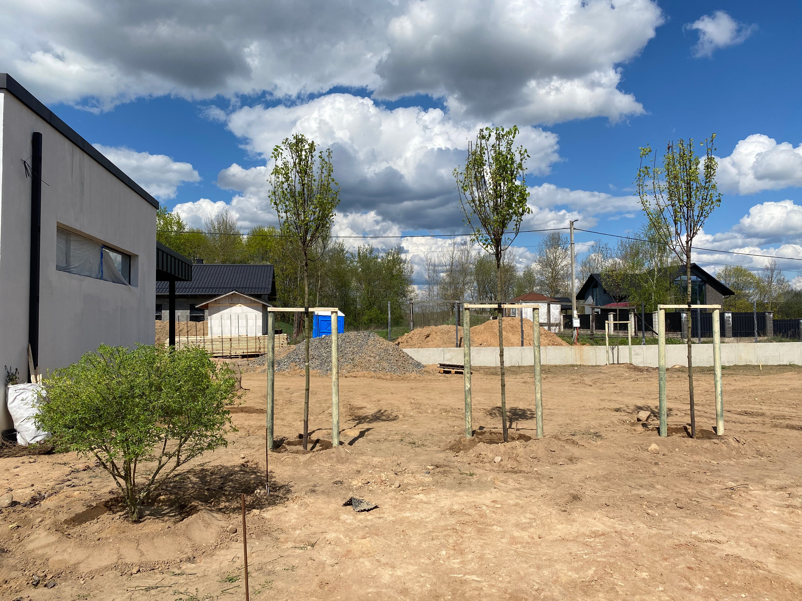 Посадки крупномеров. LA. Ландшафтный дизайн в Минске и Гродно