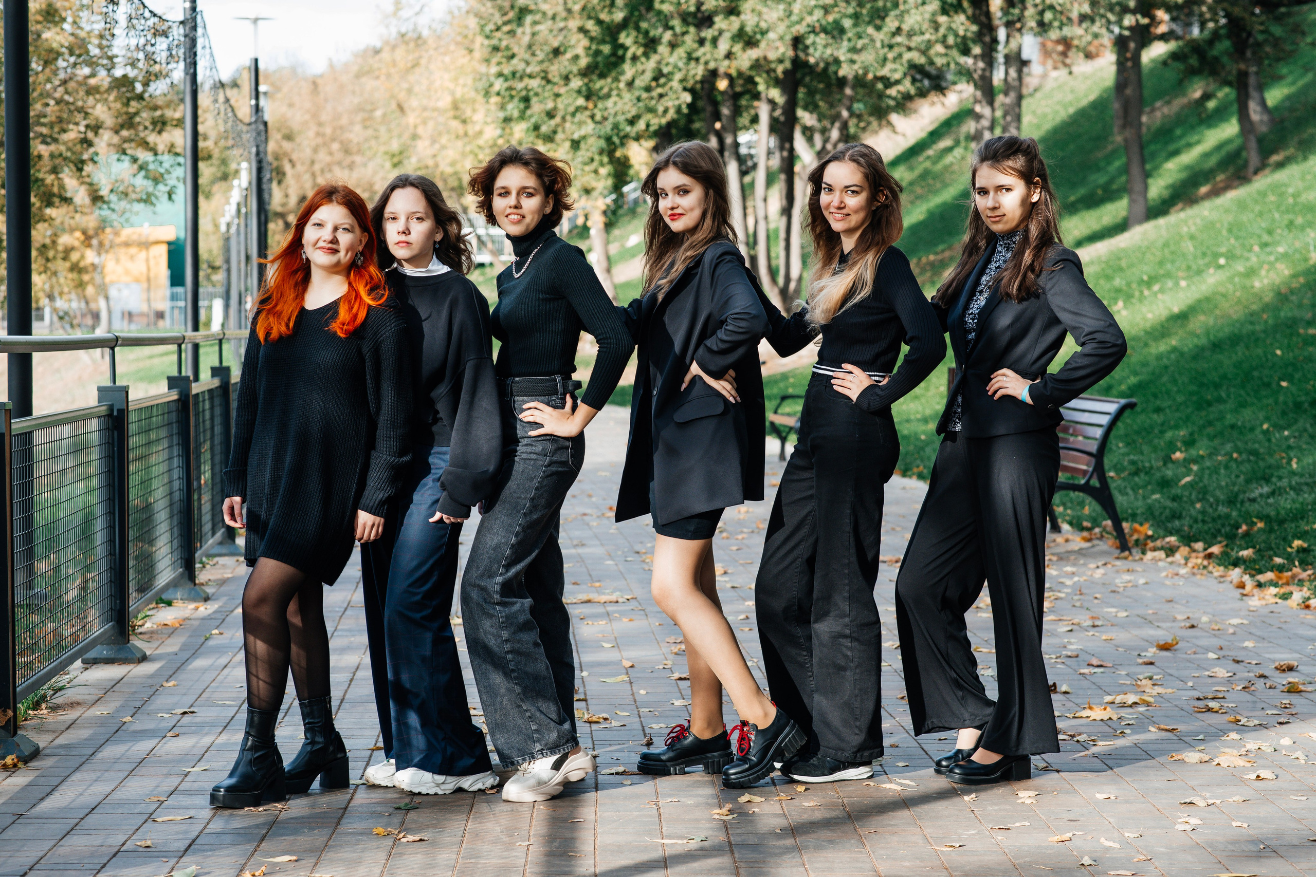 Фотосессия для выпускного альбома в парке Им. Талалихина. Выпускные альбомы в Подольске Москве и МО