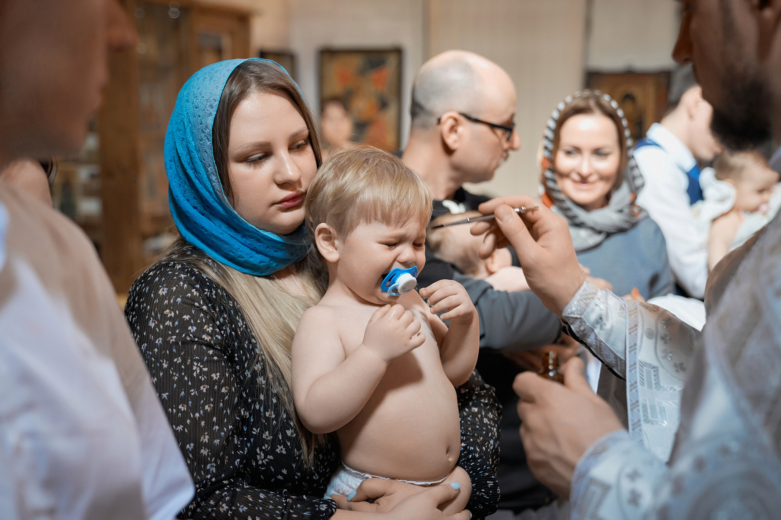 Крещение в Храме иконы Божией Матери «Утоли моя печали»