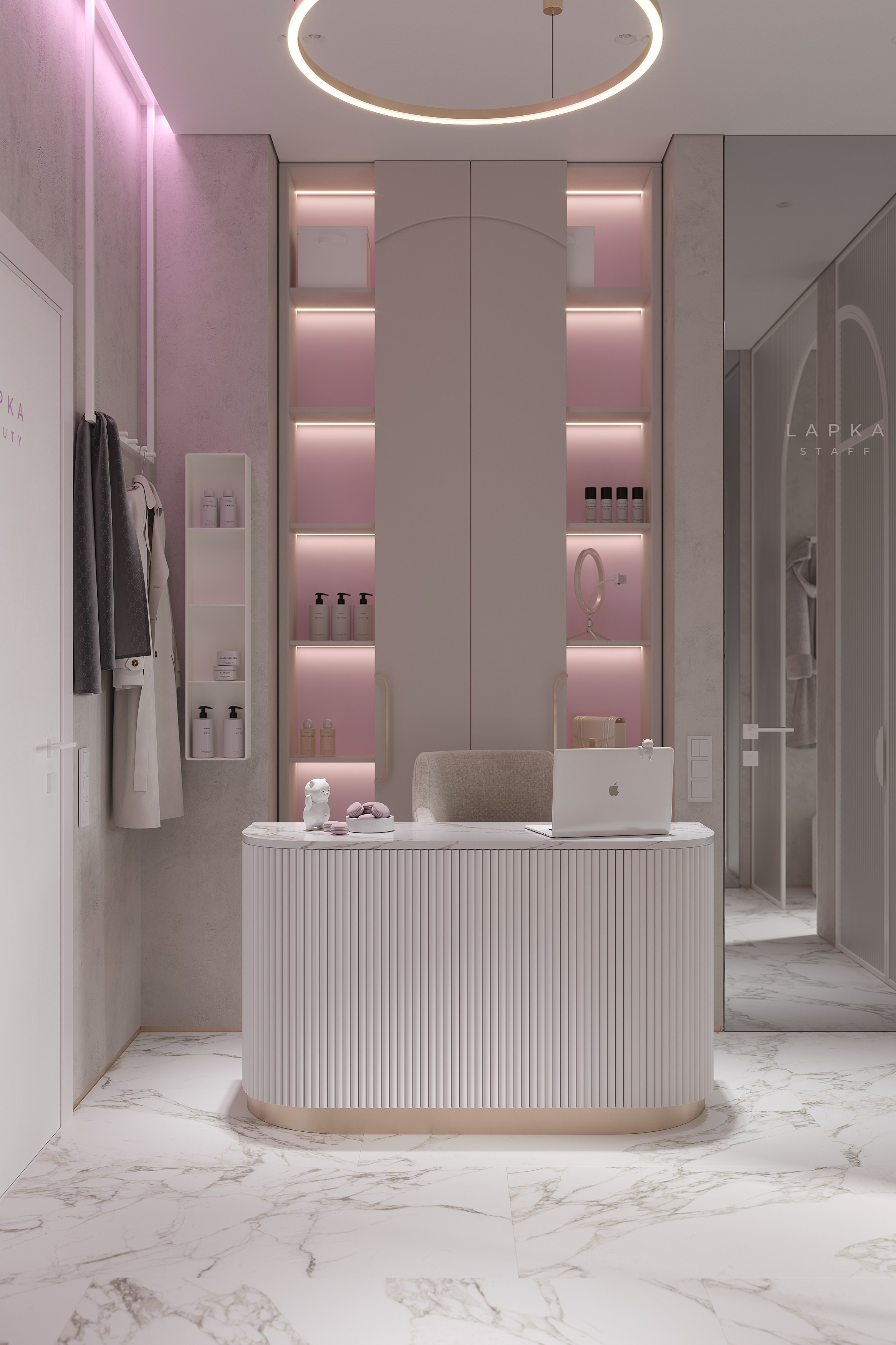 Lapka Beauty. Студия дизайна интерьера mono moon в Москве