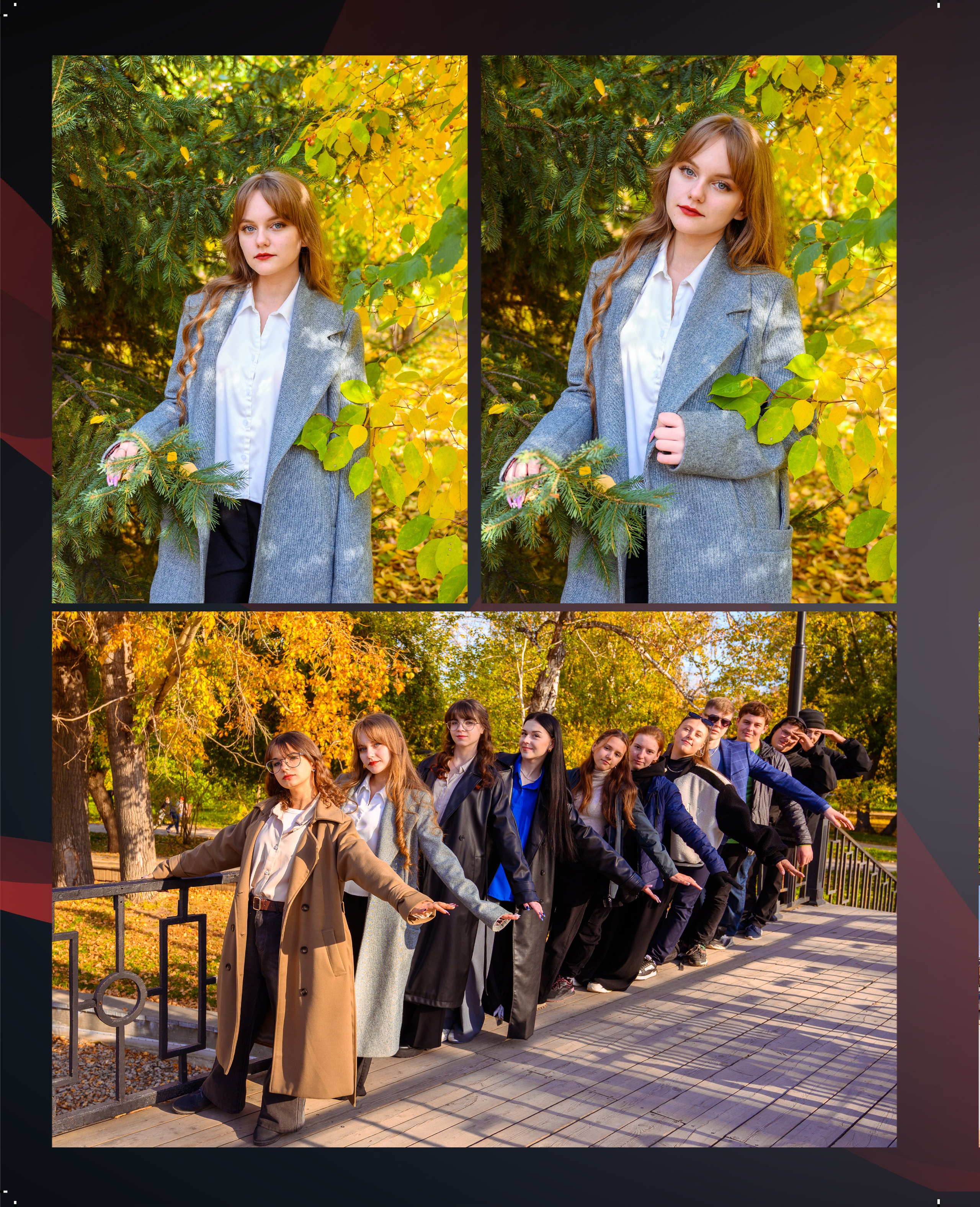 Выпускной альбом для старших классов на 7 разворотов. Фотограф. Выпускные альбомы в Барнауле