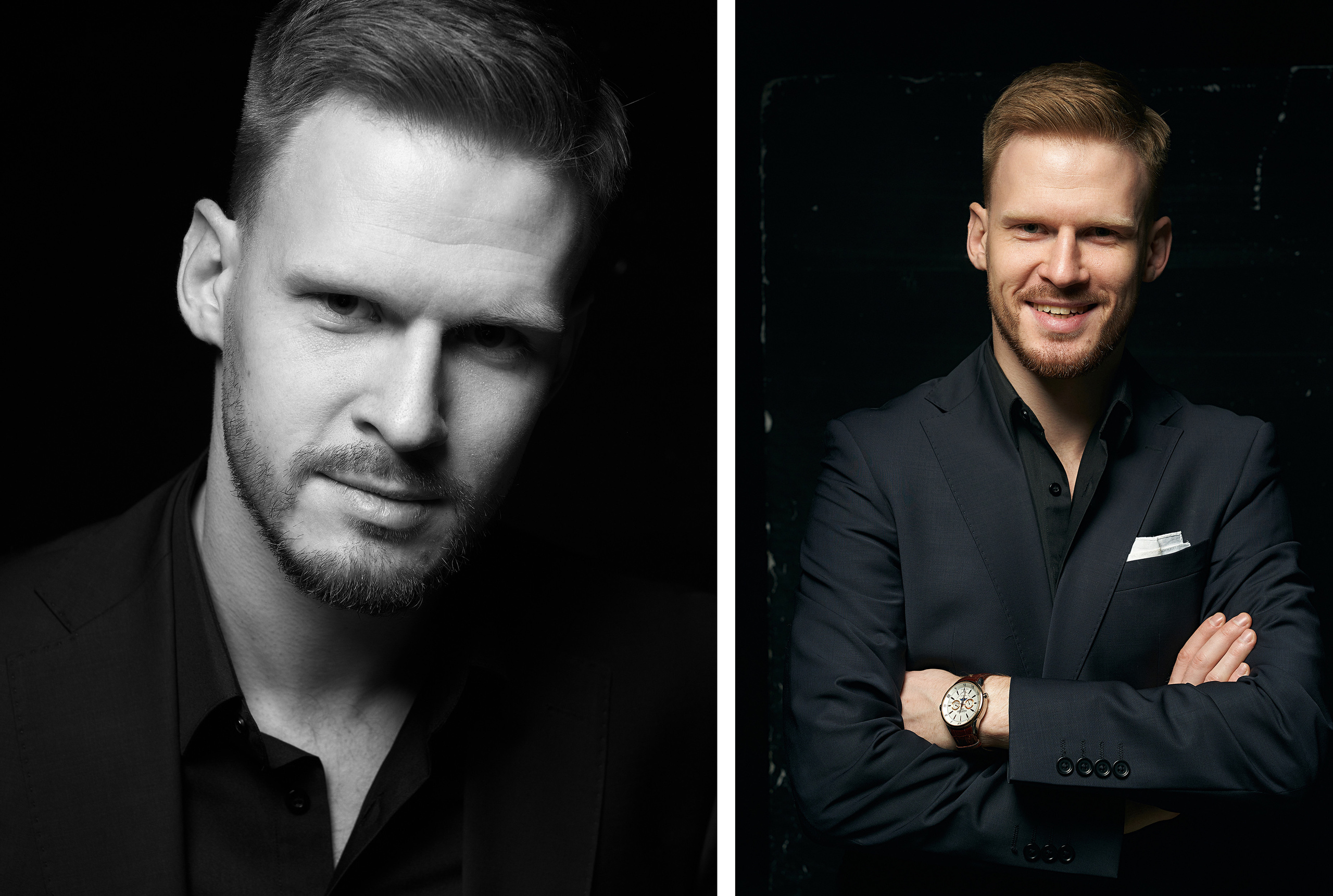 Стильный мужской деловой портрет