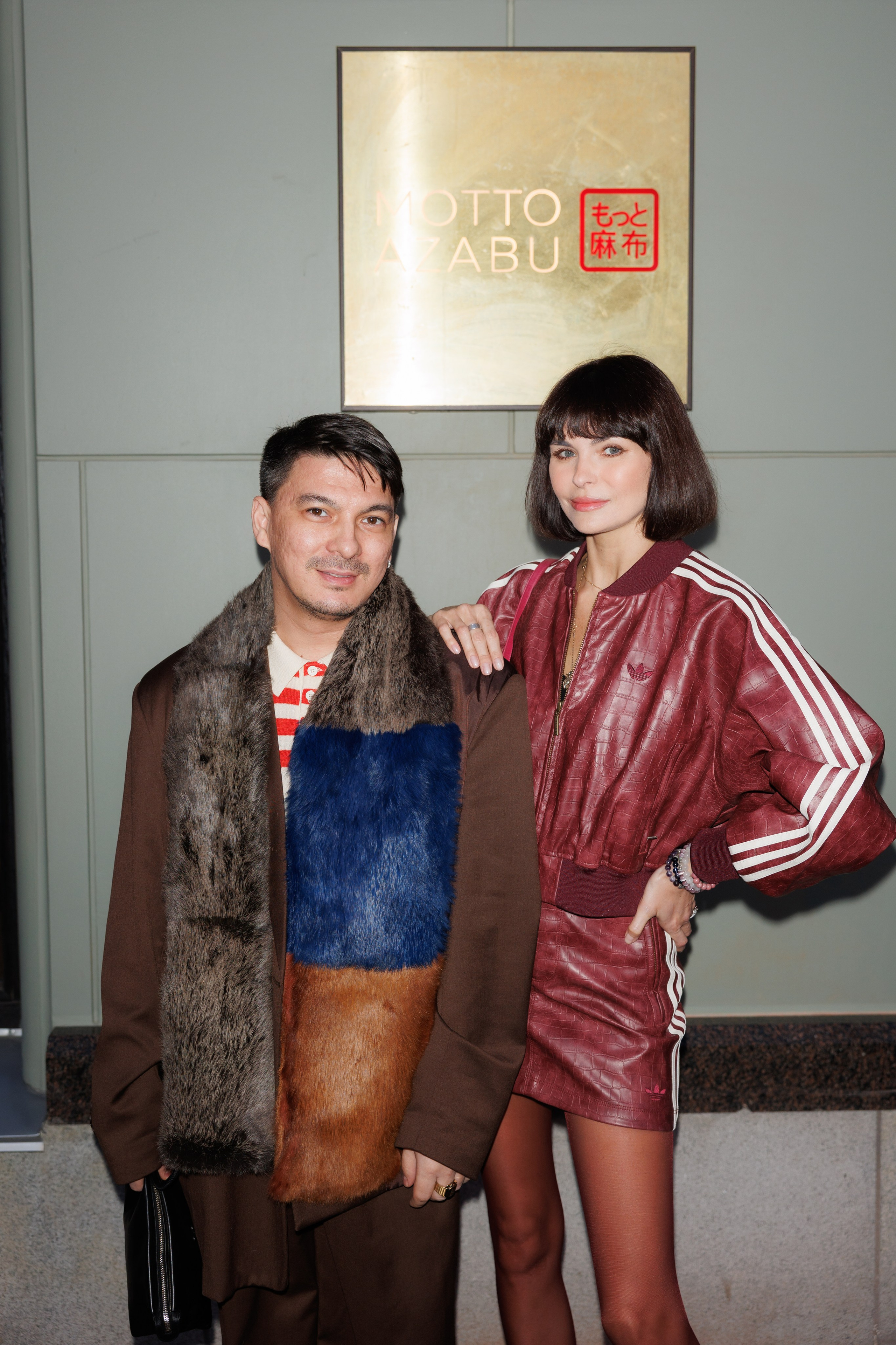Александр Панченко и Инга Берман на открытии ресторана "Motto Azabu"