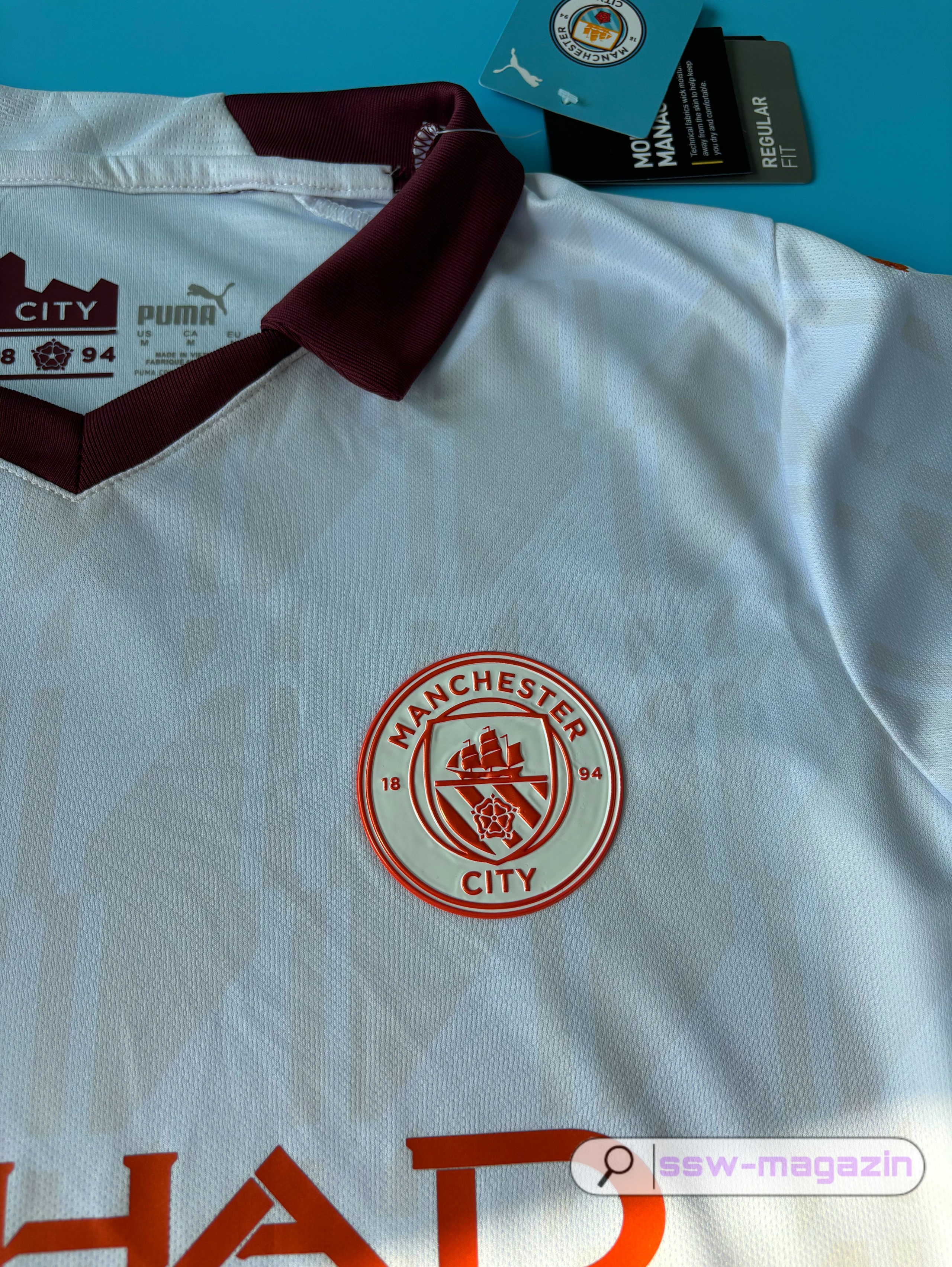 Купить джерси Manchester City белая 2024. Футбольный магазин — ssw_magazin