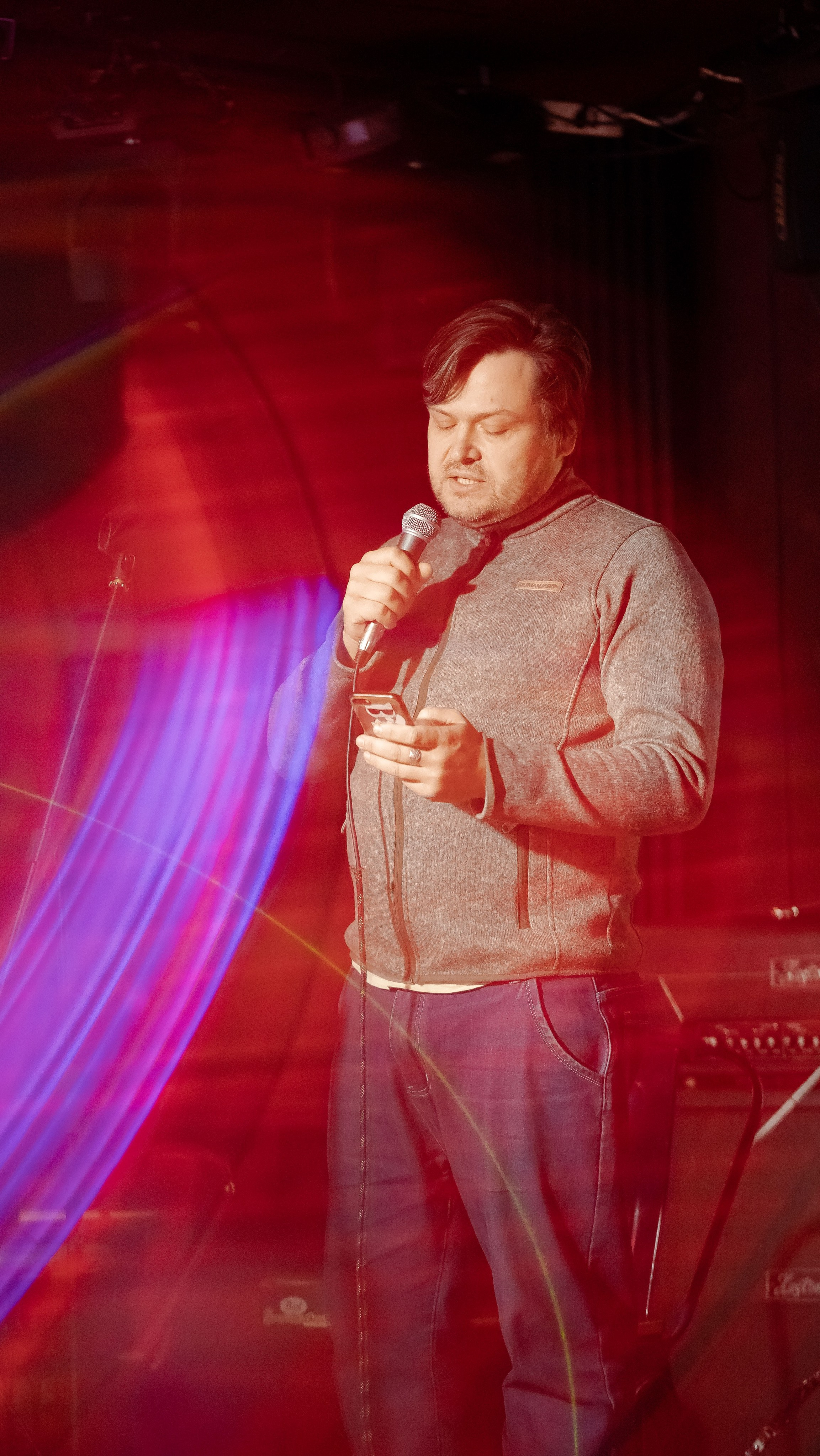 Репортажные фотографии творческого вечера Такие дела, Панда