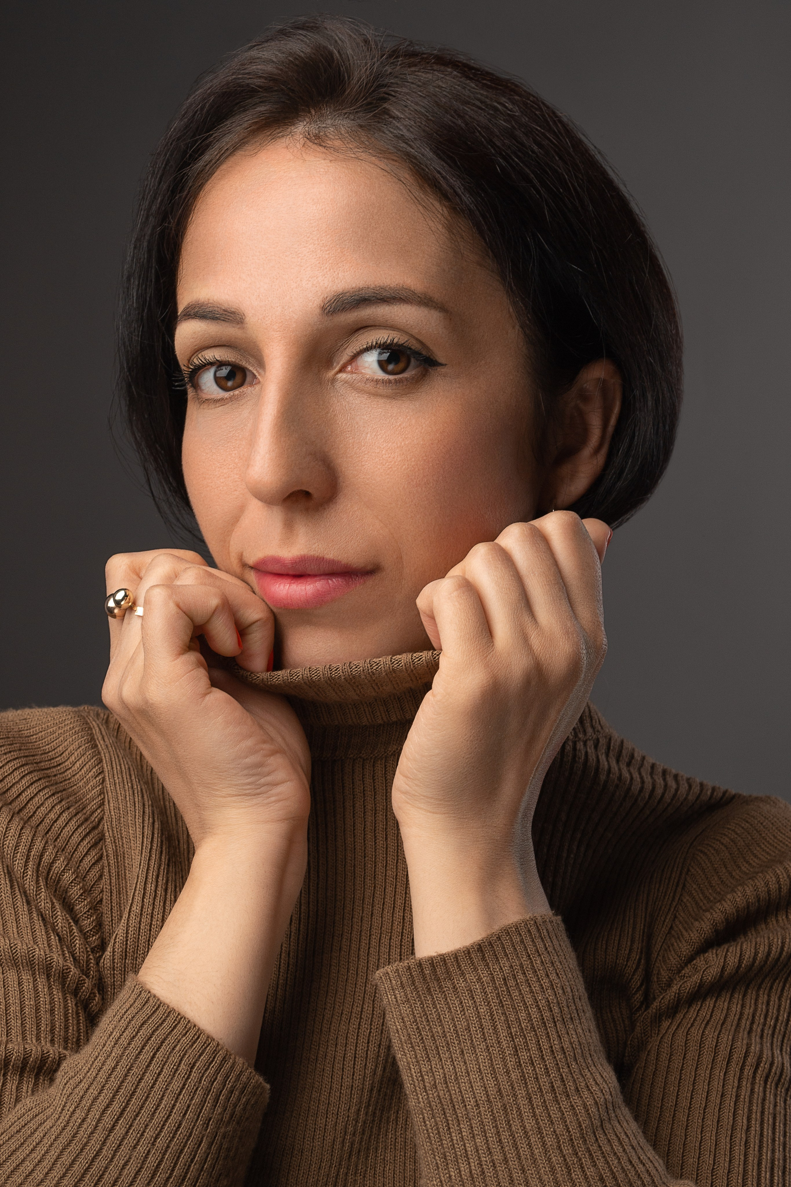 Позирование на фотосессии