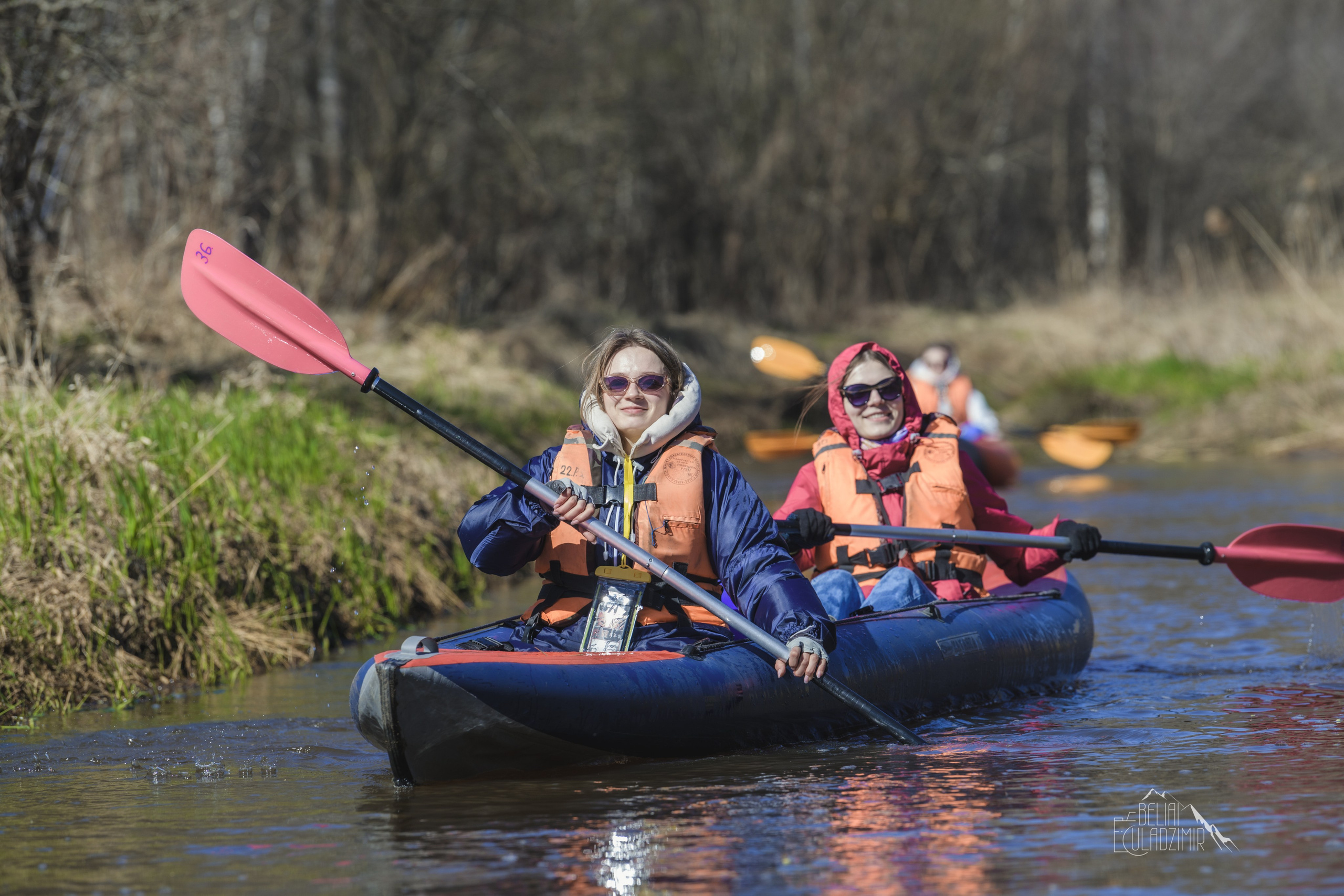 Сплав по реке Тремля 5 апреля 2026 года. Репортажный фотограф Владимир Беляй