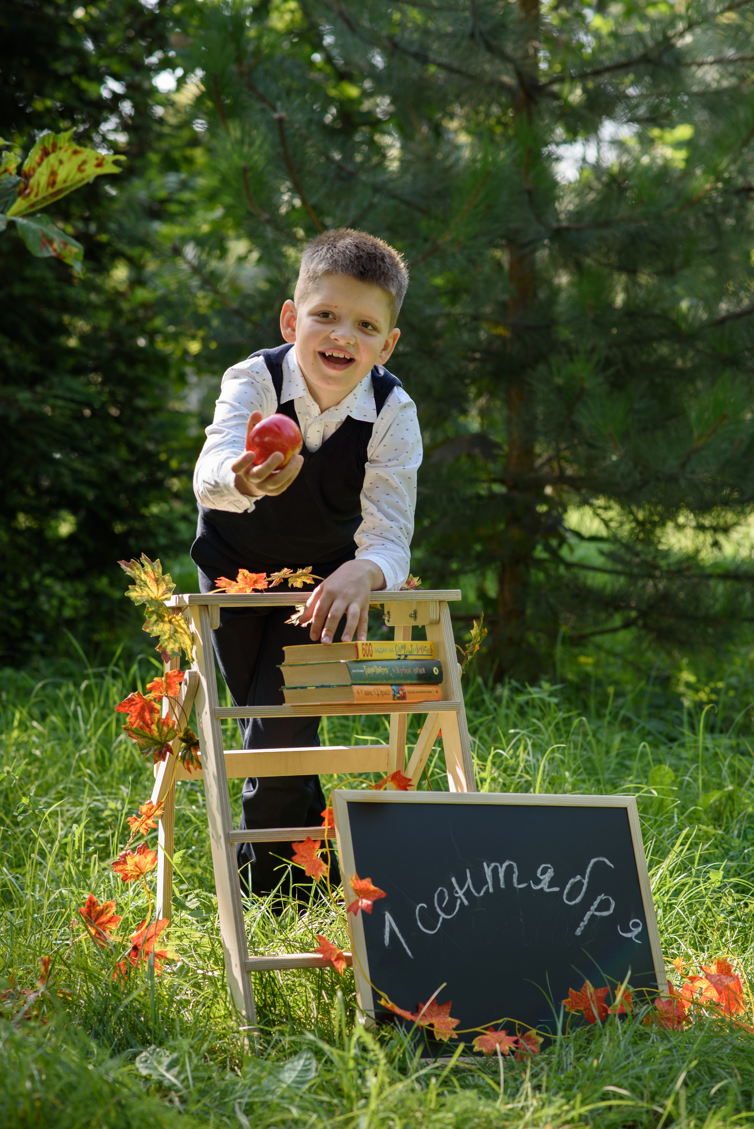 Школьная фотосъемка. Анна Боровикова, фотограф Пушкино