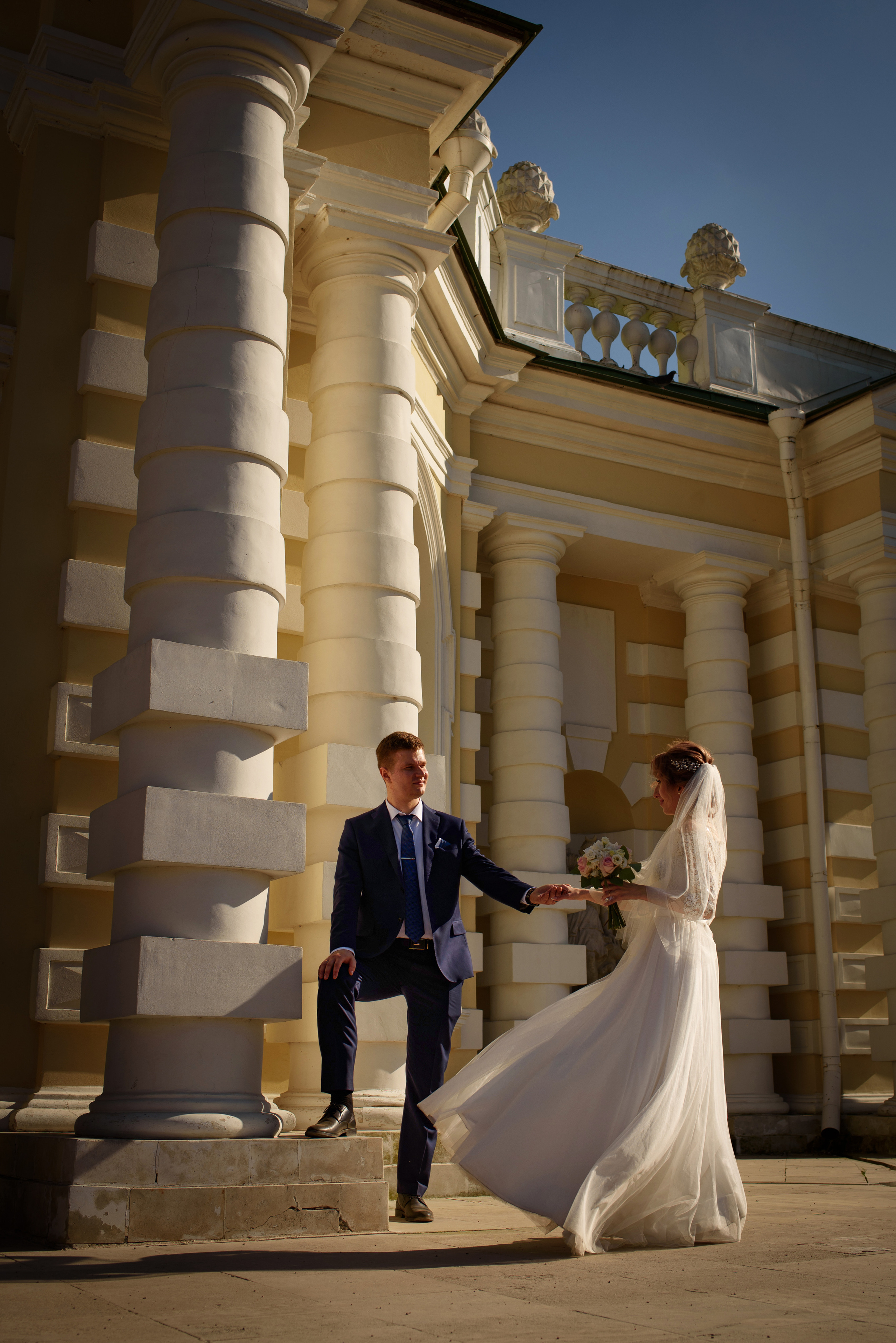 Свадебная прогулка в парке. Анна Боровикова, фотограф Пушкино