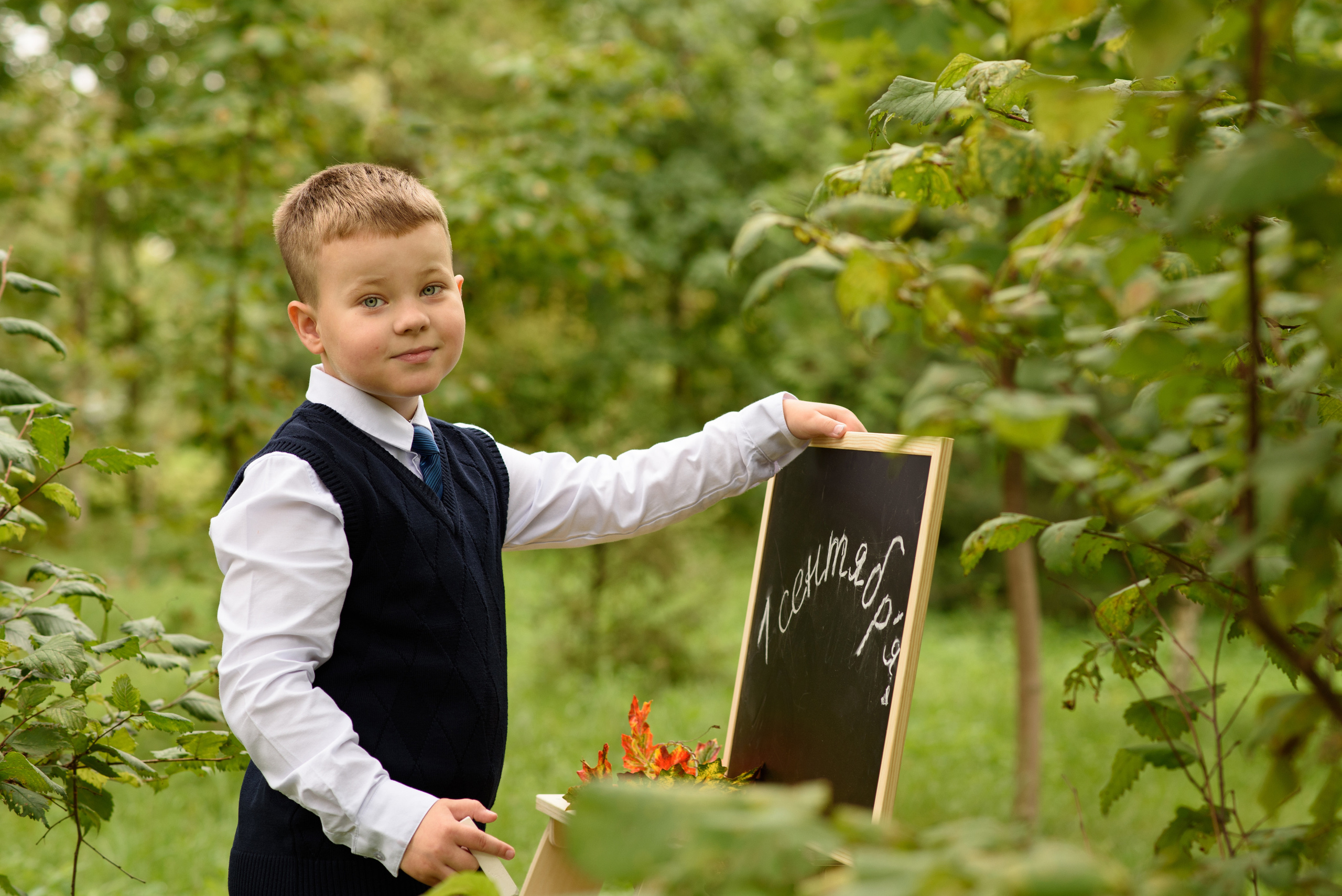 Школьная фотосъемка. Анна Боровикова, фотограф Пушкино
