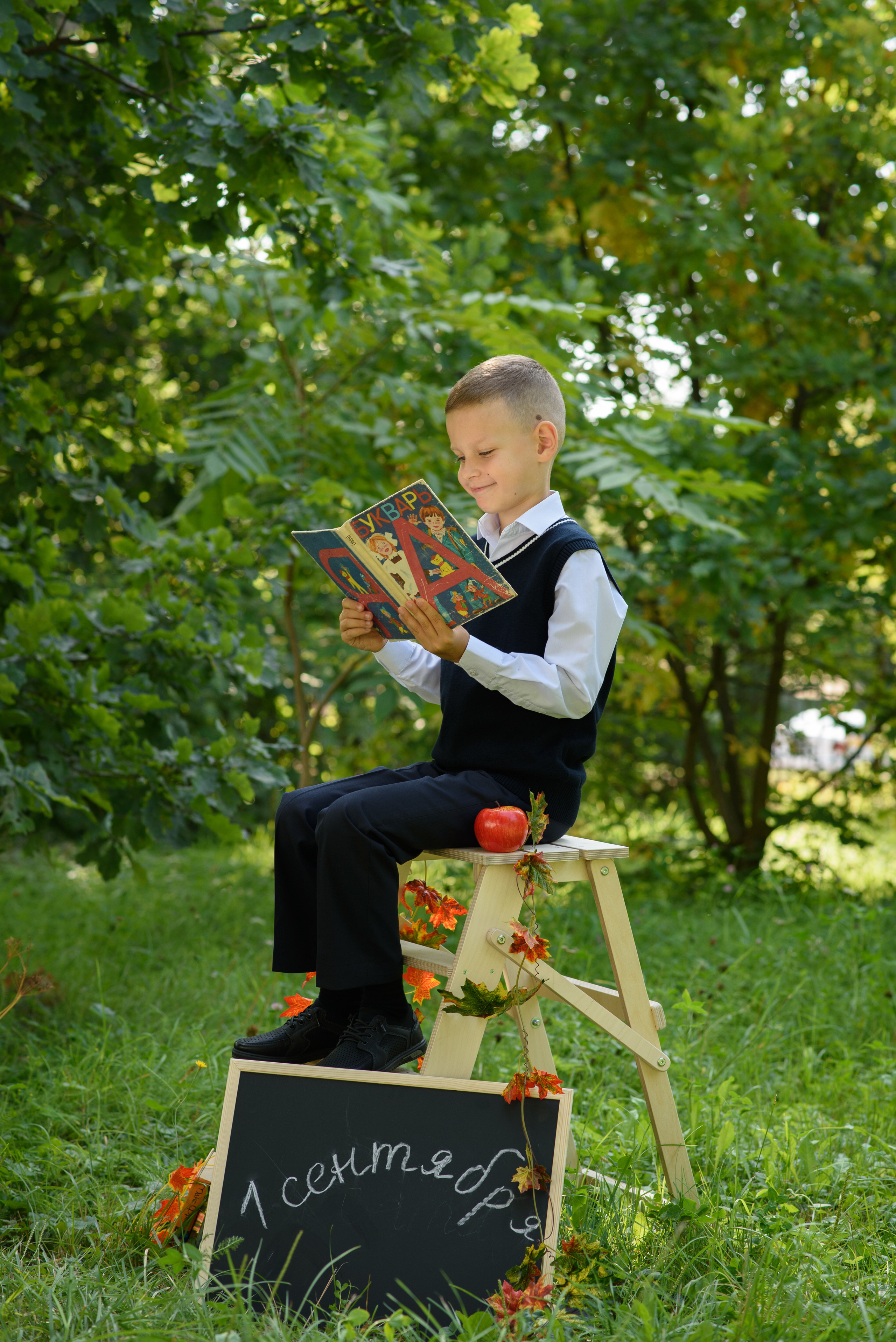 Школьная фотосъемка. Анна Боровикова, фотограф Пушкино