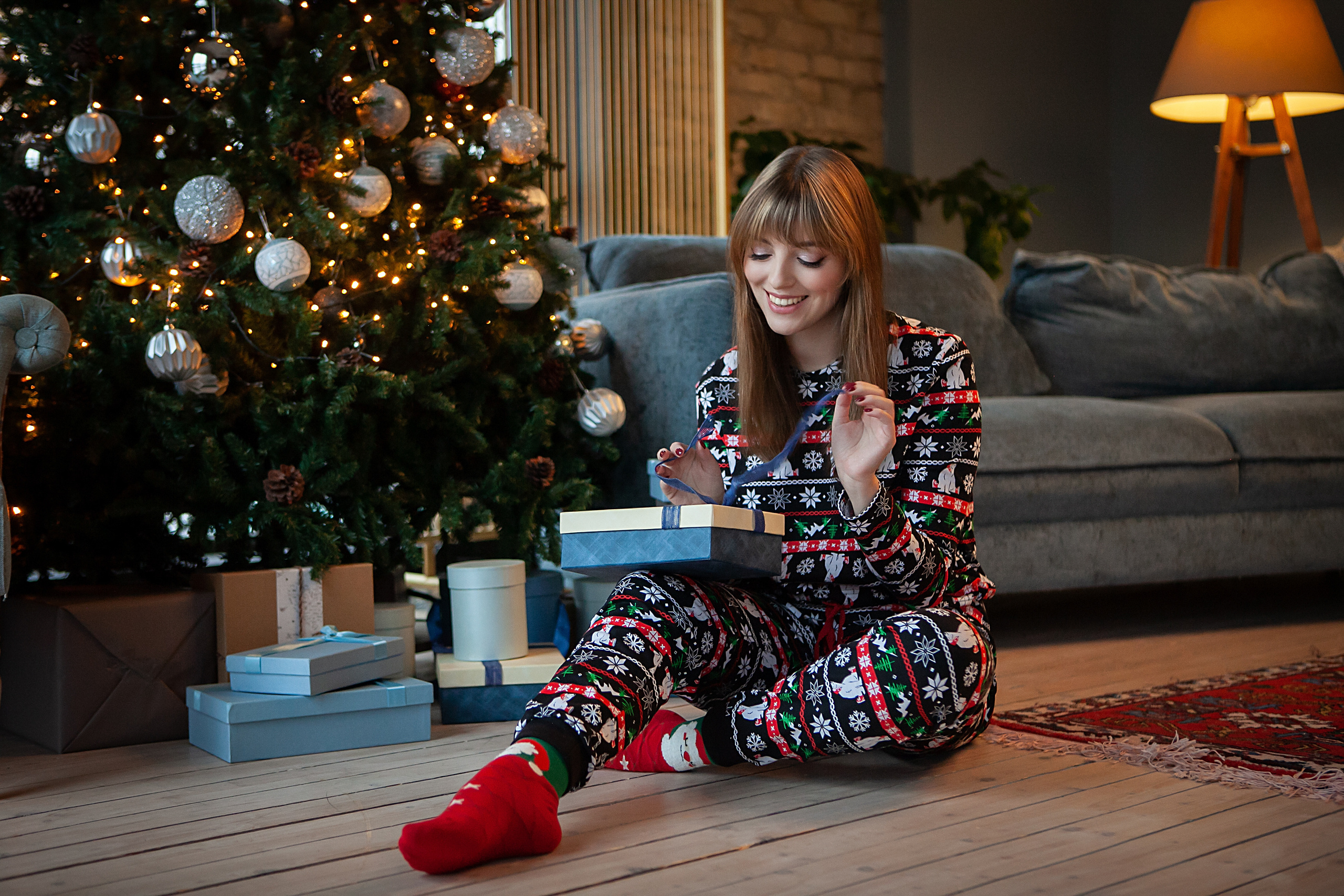 Новогодняя фотосессия в студии Москва СВАО. Детский и семейный фотограф в Москве СВАО Екатерина Алалыкина