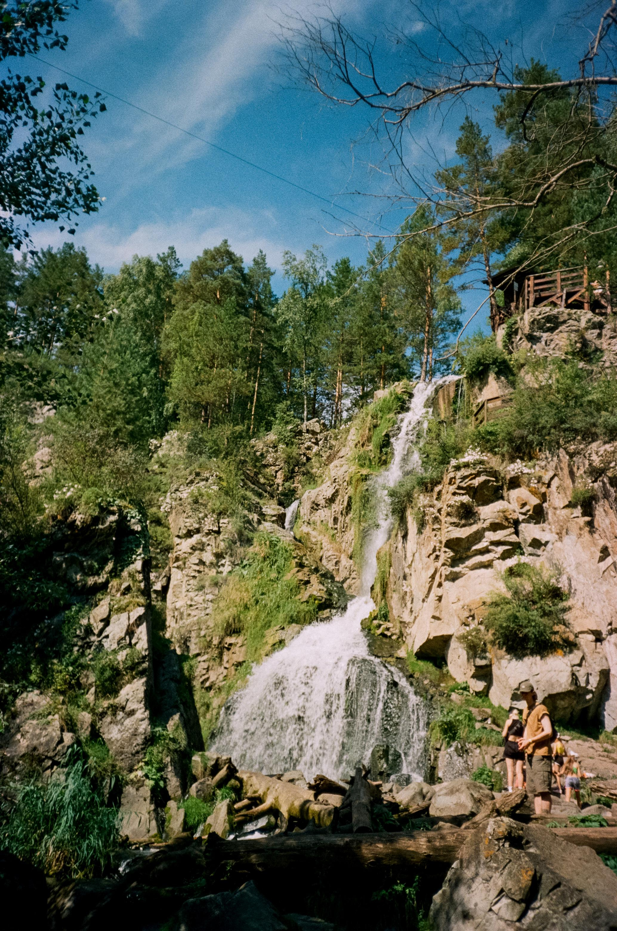 Камышлинский водопад / Canon 11 World Cup 1994 / Kodak Color 400