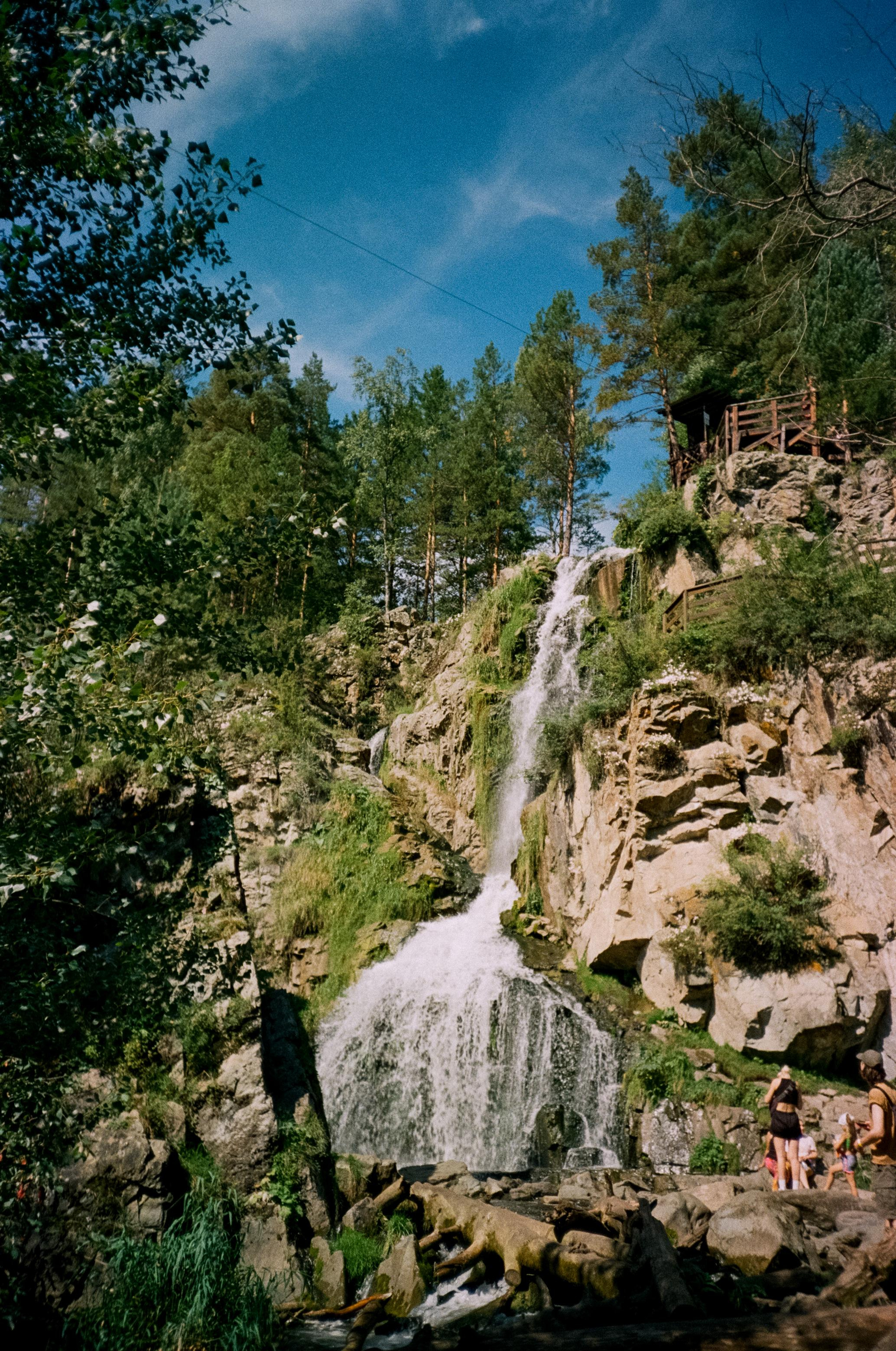 Камышлинский водопад / Canon 11 World Cup 1994 / Kodak Color 400