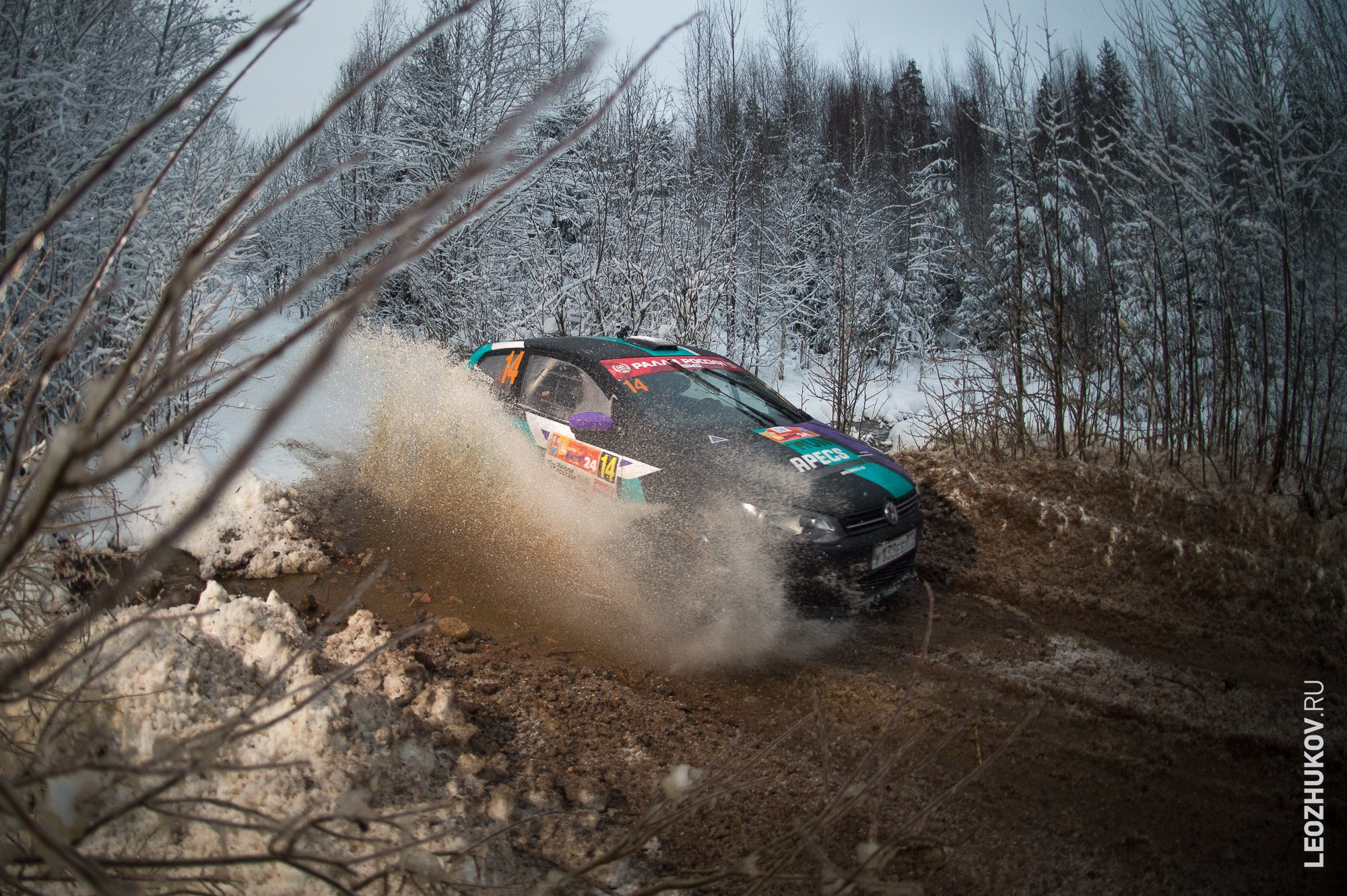 Rally Vyborg 2024. Sports photographer Leonid Zhukov