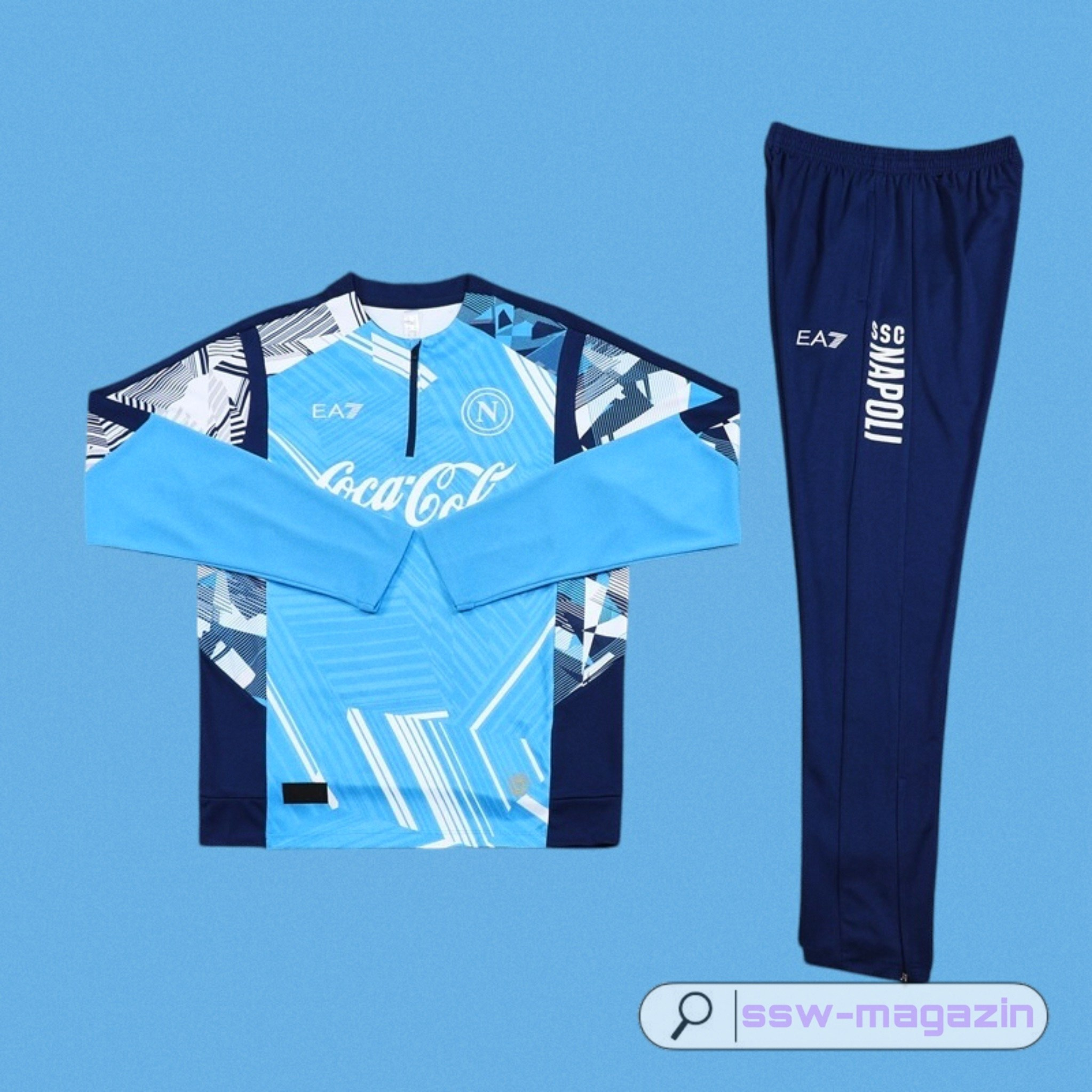 Тренировочный костюм Napoli 2025-2026. Футбольный магазин — ssw_magazin
