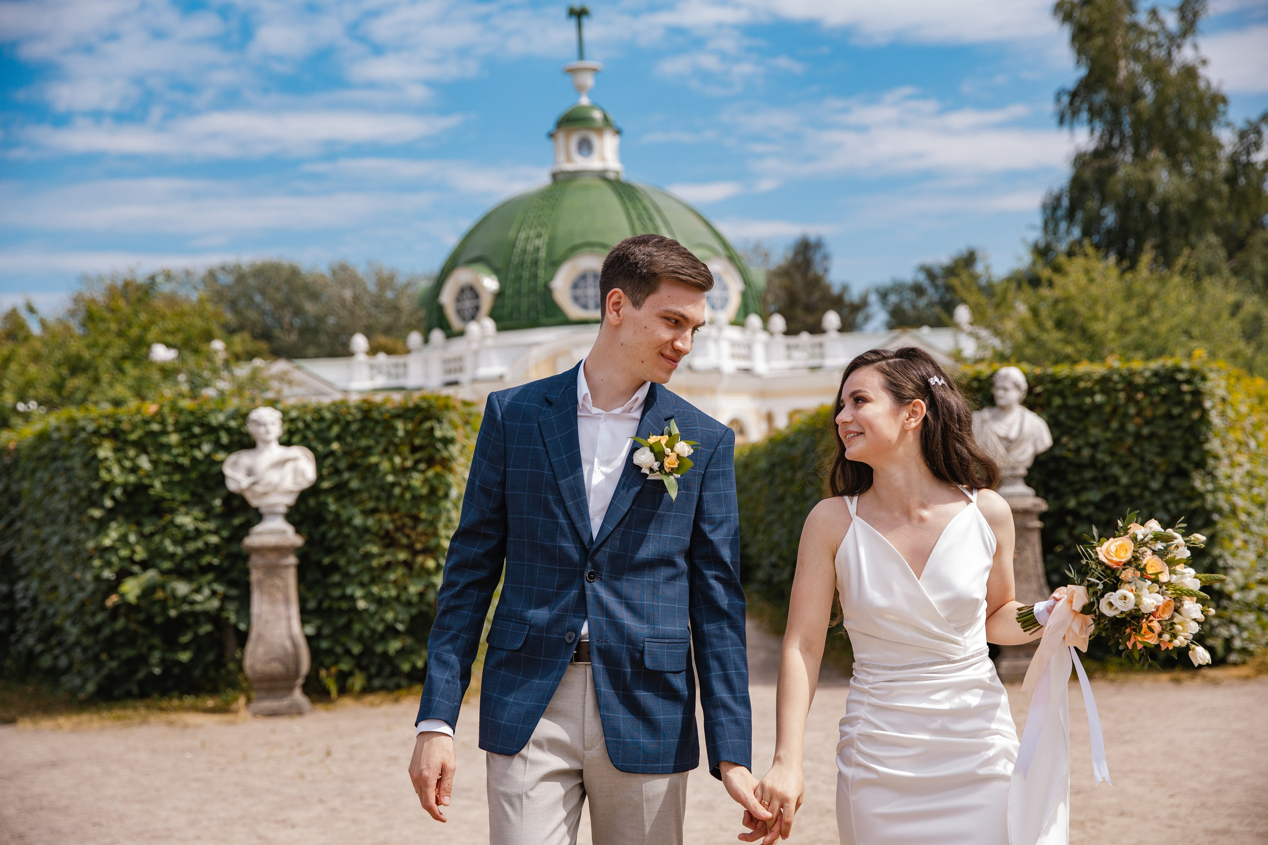 Свадебная фотосессия в Кусково. Фотограф и видеограф Анна Домашенко