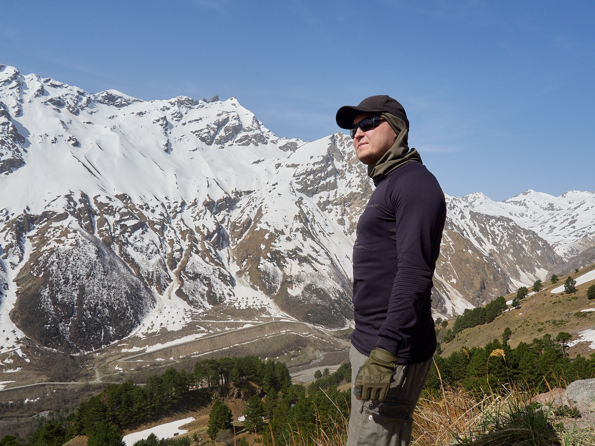 28.04 Съемка дороги на обсерваторию. Горный, высотный Фотограф на Эльбрусе Георгий