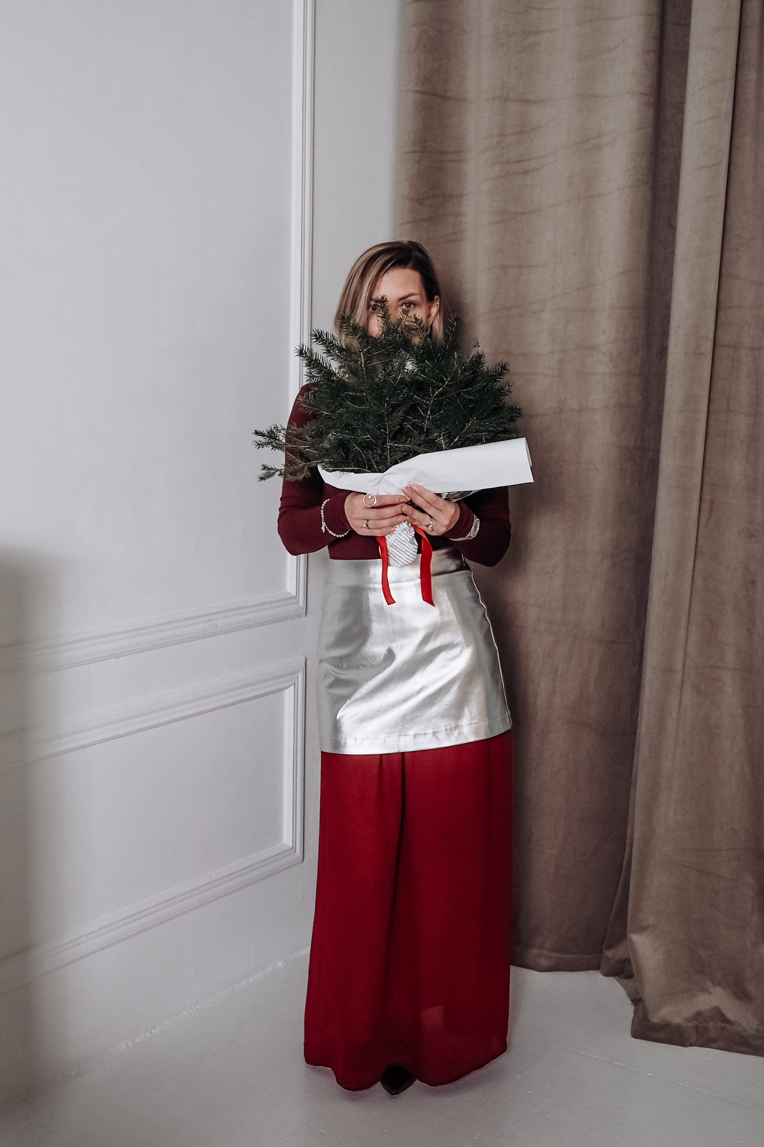 Новогодний образ для съемки в журнале. Стилист Елена Михайлова | стиль & архетипы