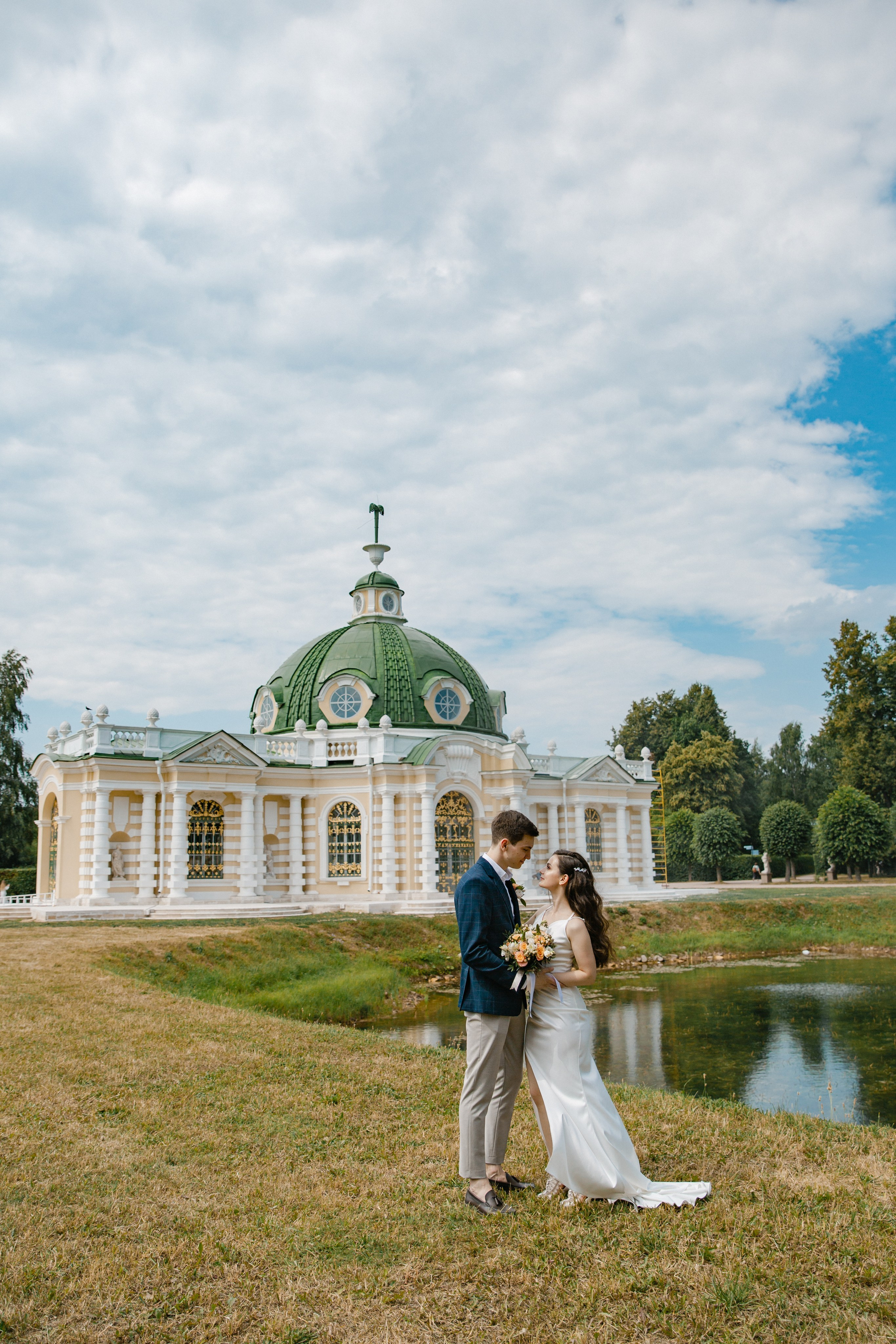 Свадебная фотосессия в Кусково. Фотограф и видеограф Анна Домашенко
