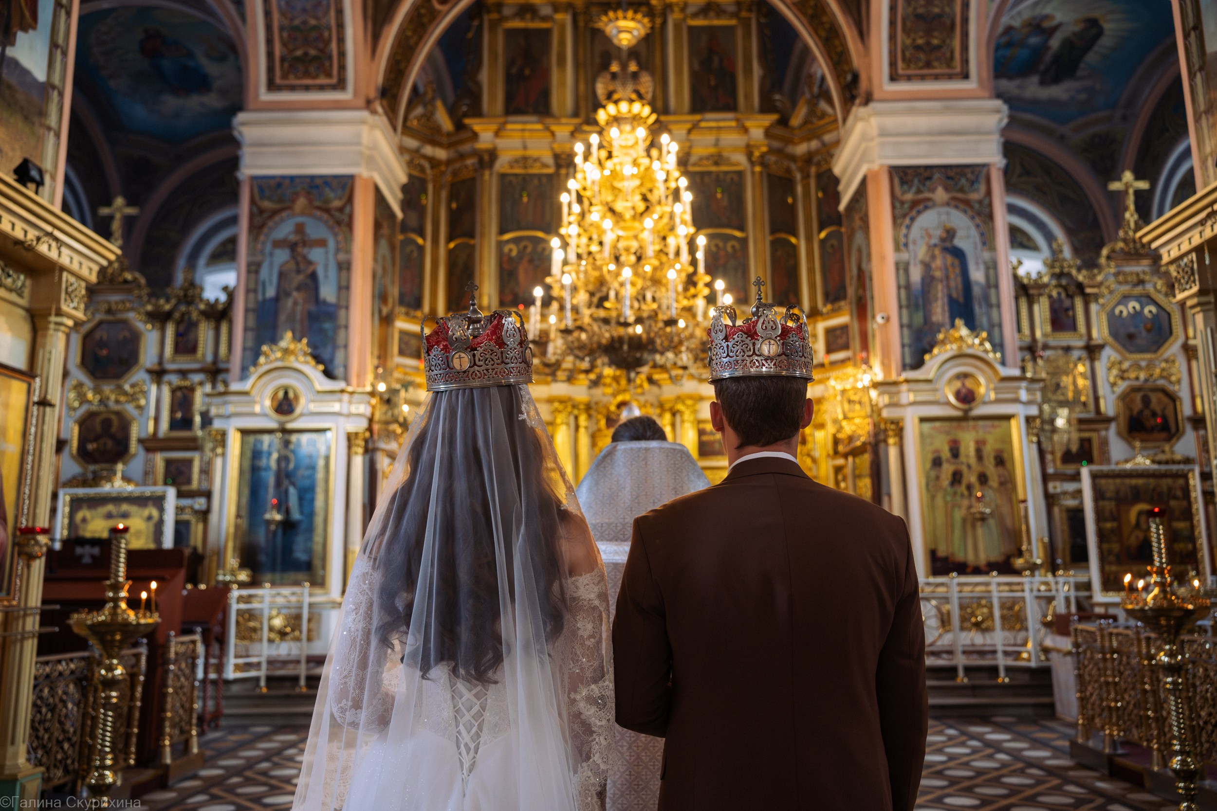 Фотосессия таинства венчания свадебная