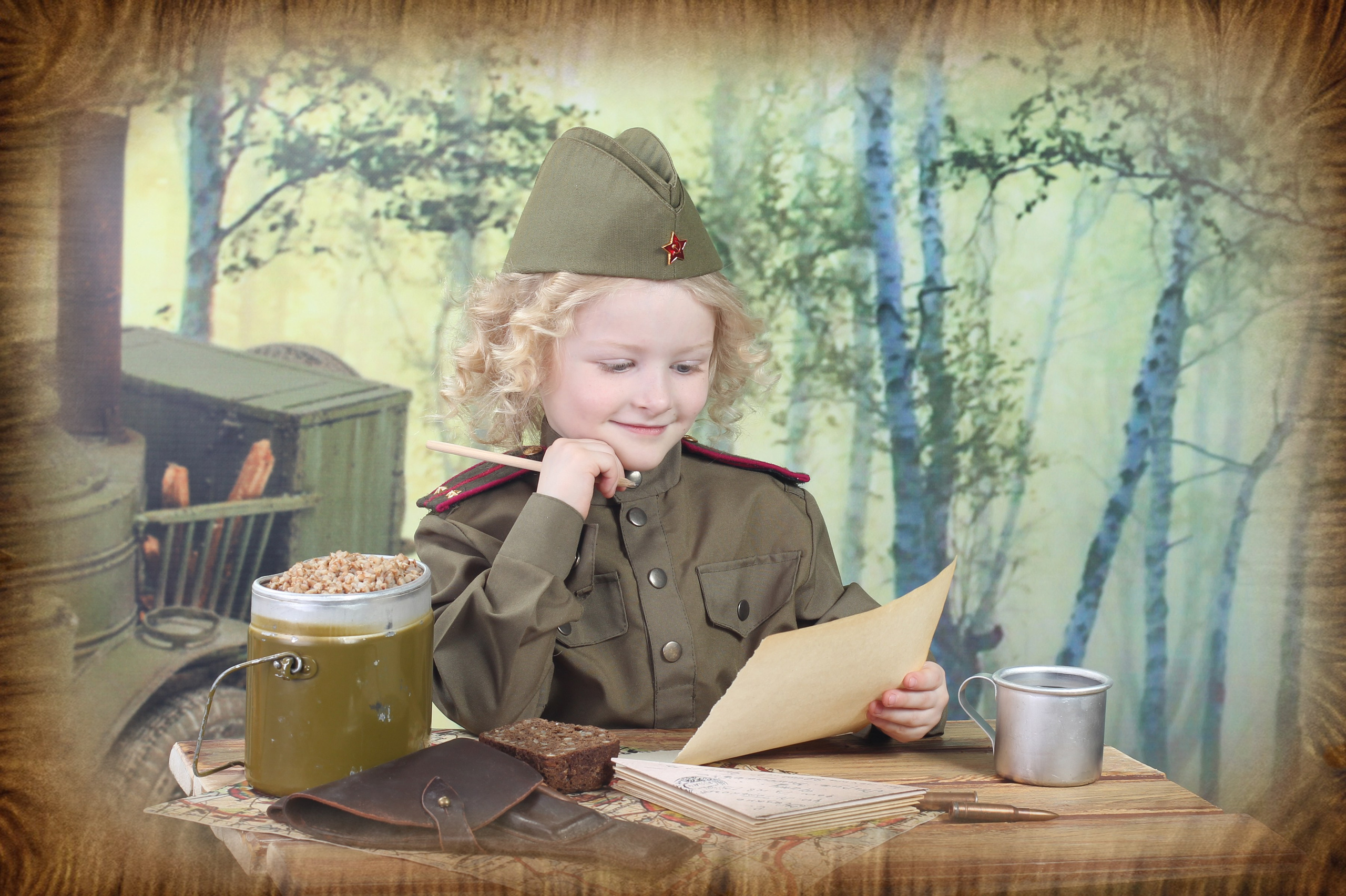 Портреты. Три Жирафа