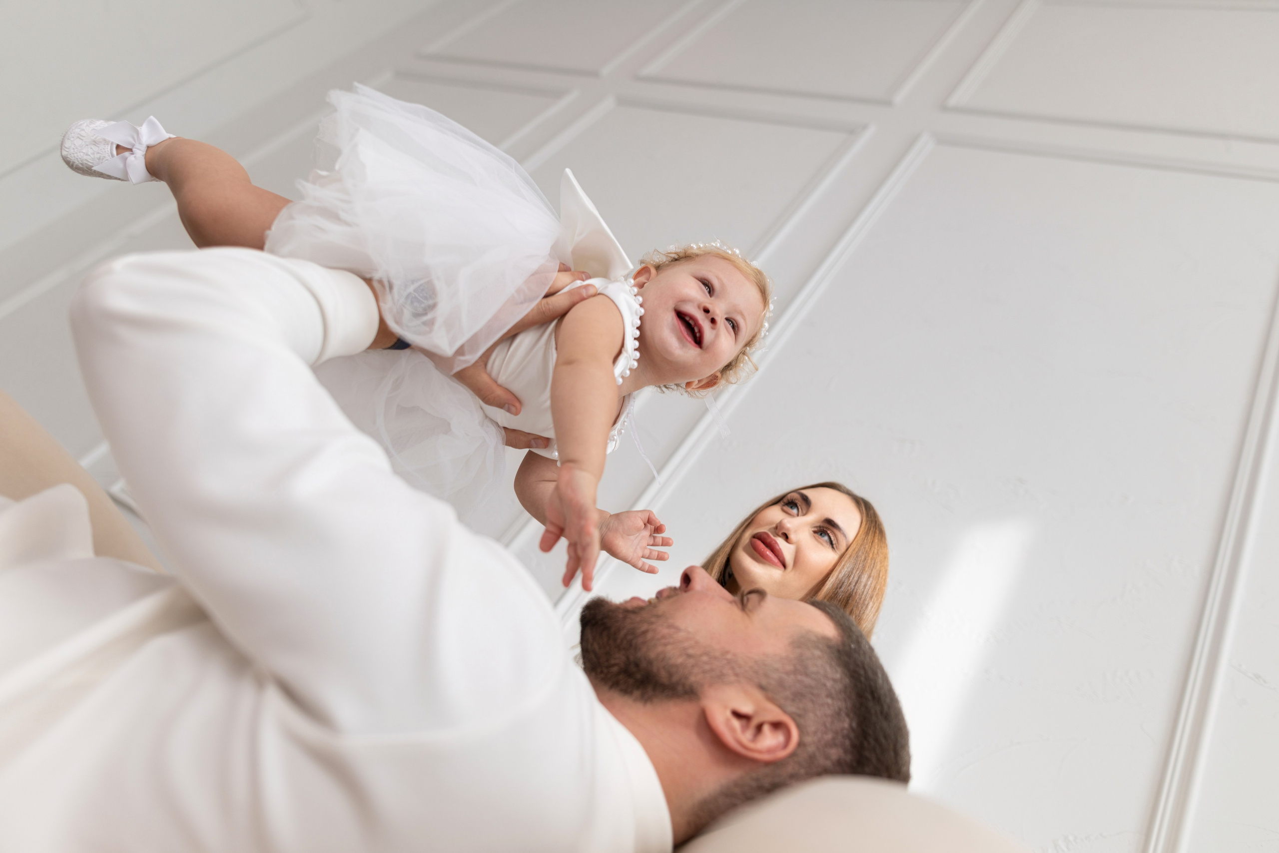 Семейная съемка для Яны и Дани в интерьере. Дмитрий Шульгин, портретный фотограф в Воронеже