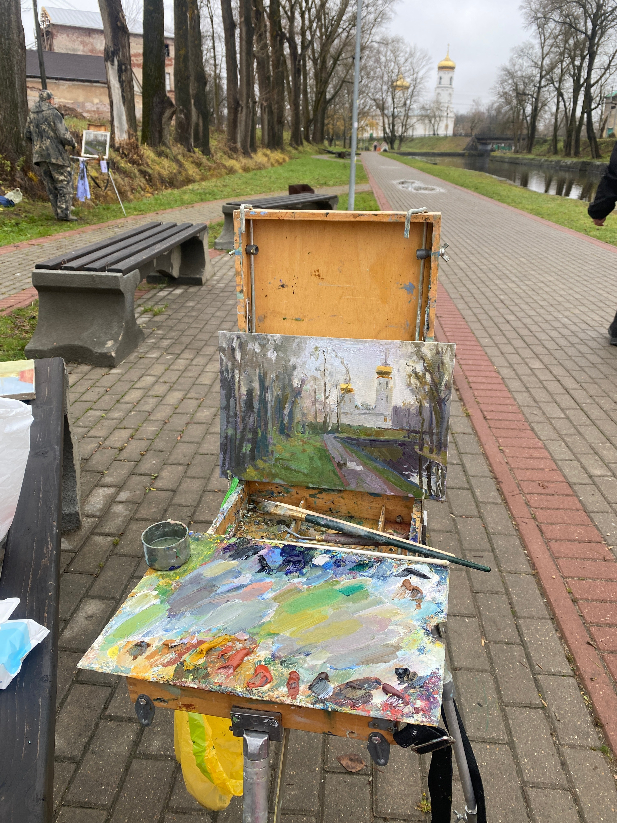 Работа. Живописец Ирина Пинская