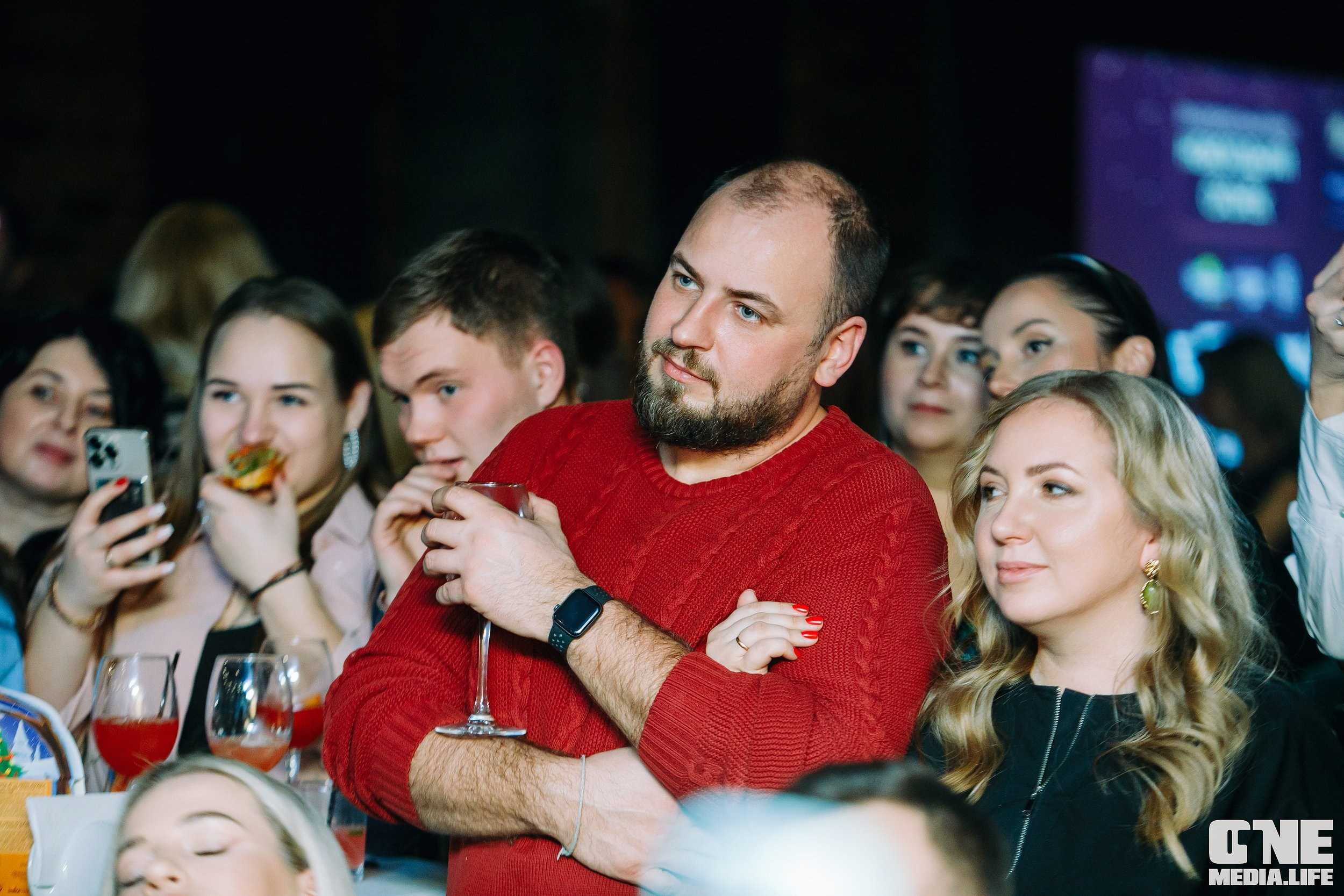 Новогодний Огонёк от Верю в Чудо. One Media Life: фоторепортажи, фотоотчеты с мероприятий и заведений