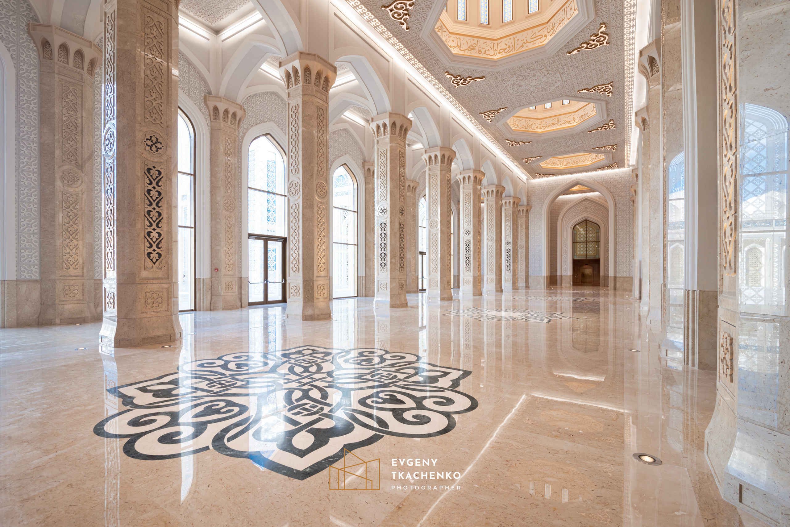 Astana Grand Mosque. Архитектурный и интерьерный фотограф в Казахстане