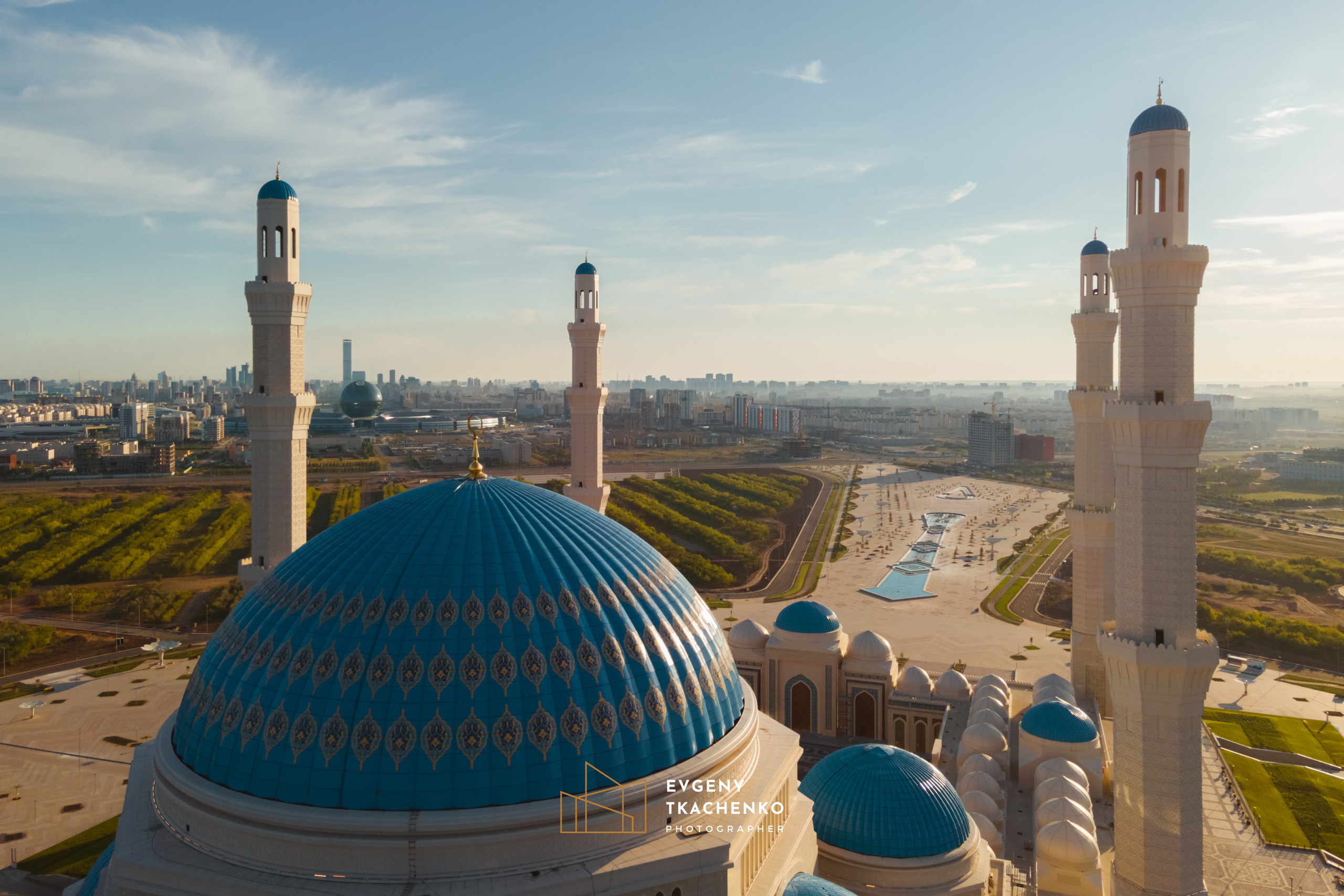 Astana Grand Mosque. Архитектурный и интерьерный фотограф в Казахстане