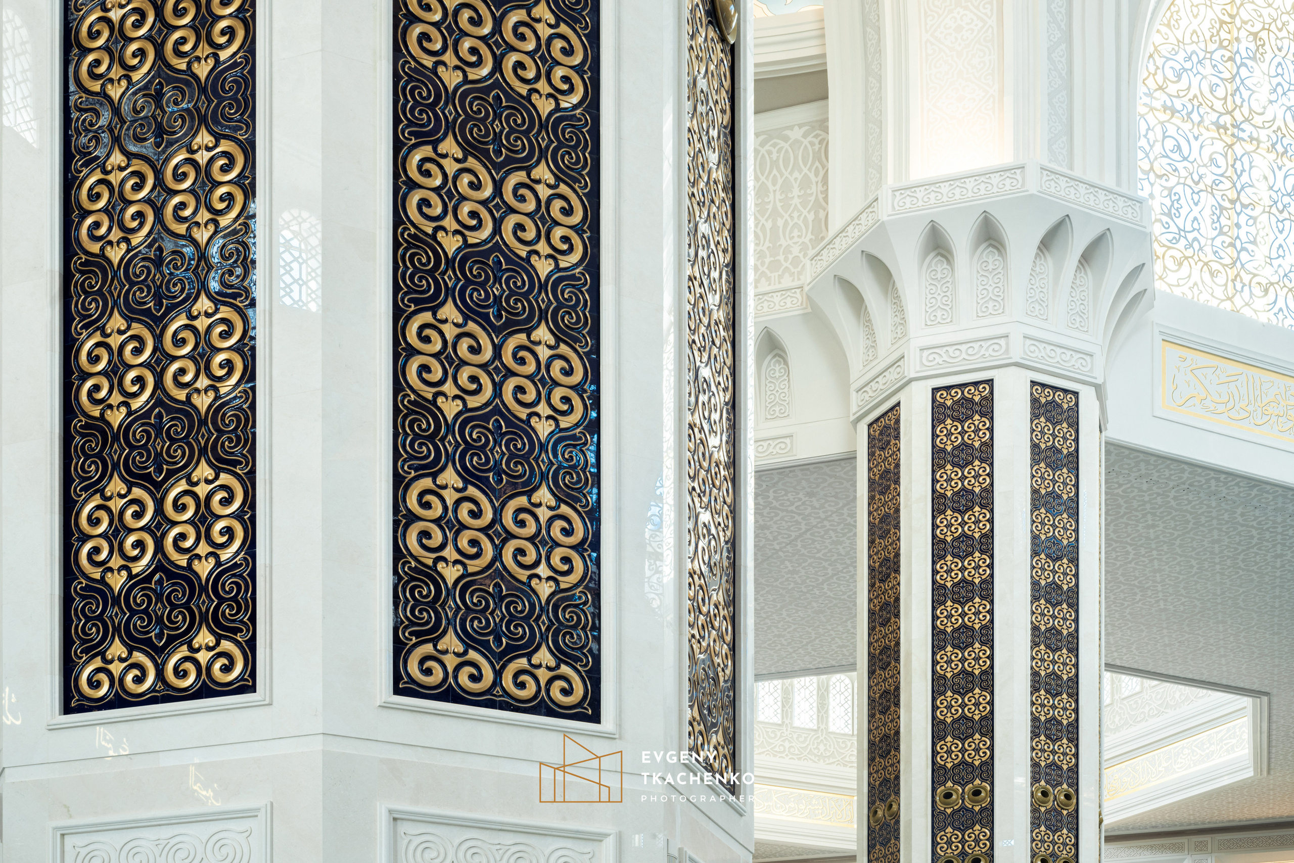 Astana Grand Mosque. Архитектурный и интерьерный фотограф в Казахстане
