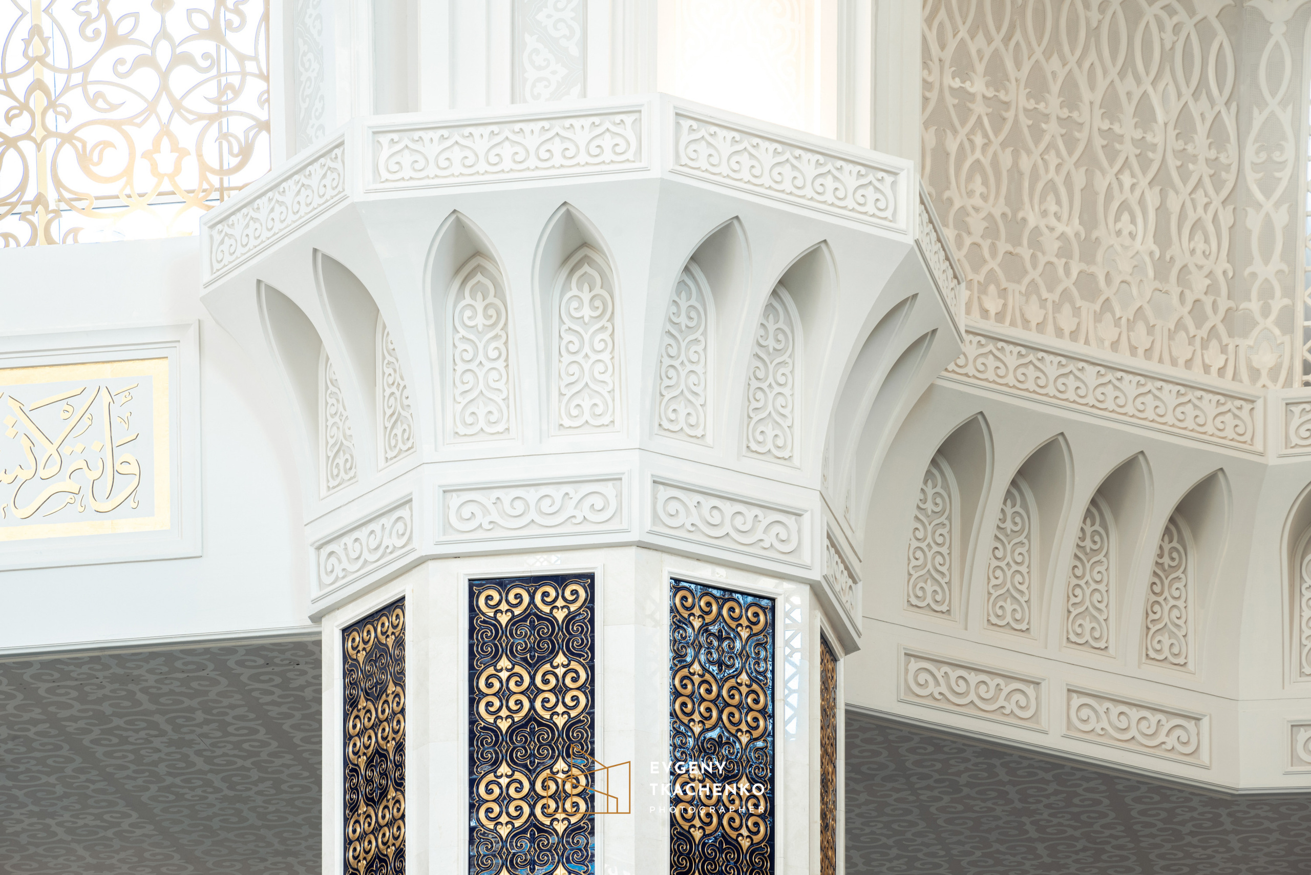 Astana Grand Mosque. Архитектурный и интерьерный фотограф в Казахстане