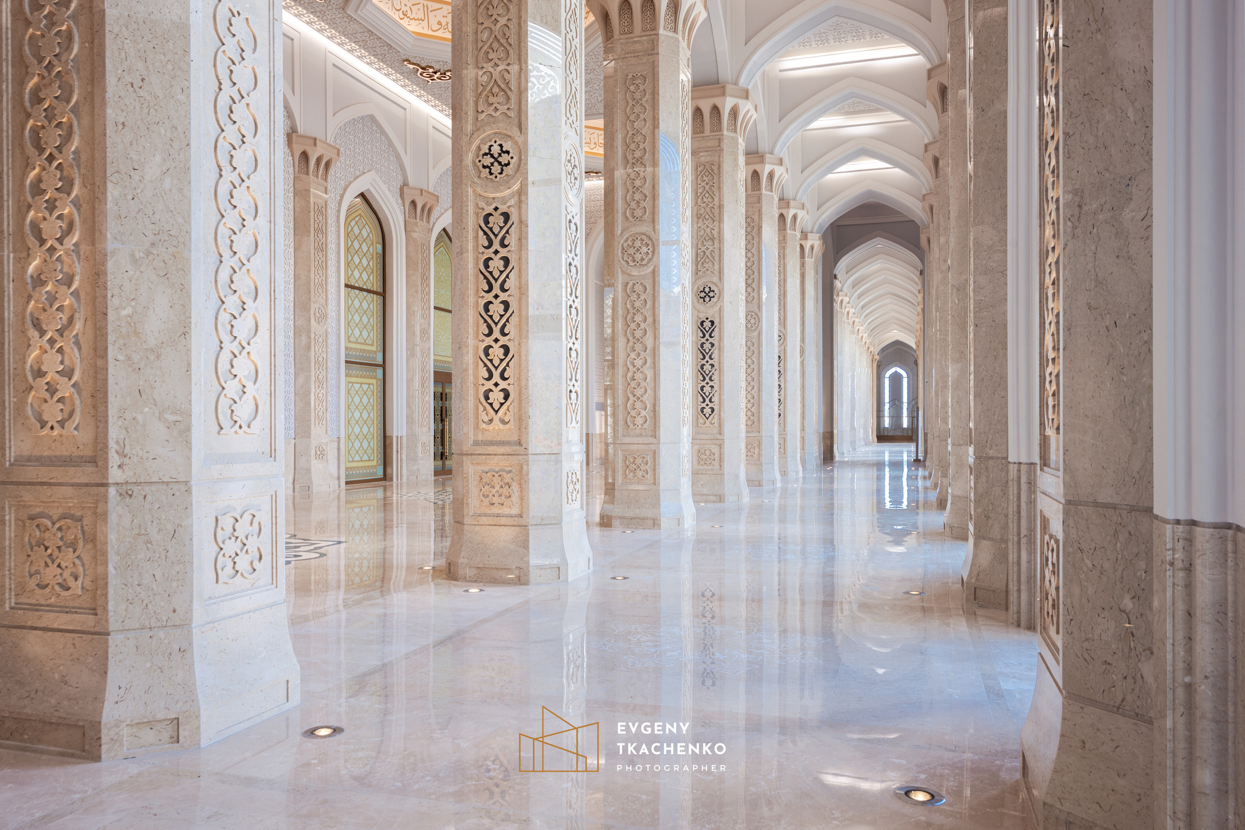 Astana Grand Mosque. Архитектурный и интерьерный фотограф в Казахстане