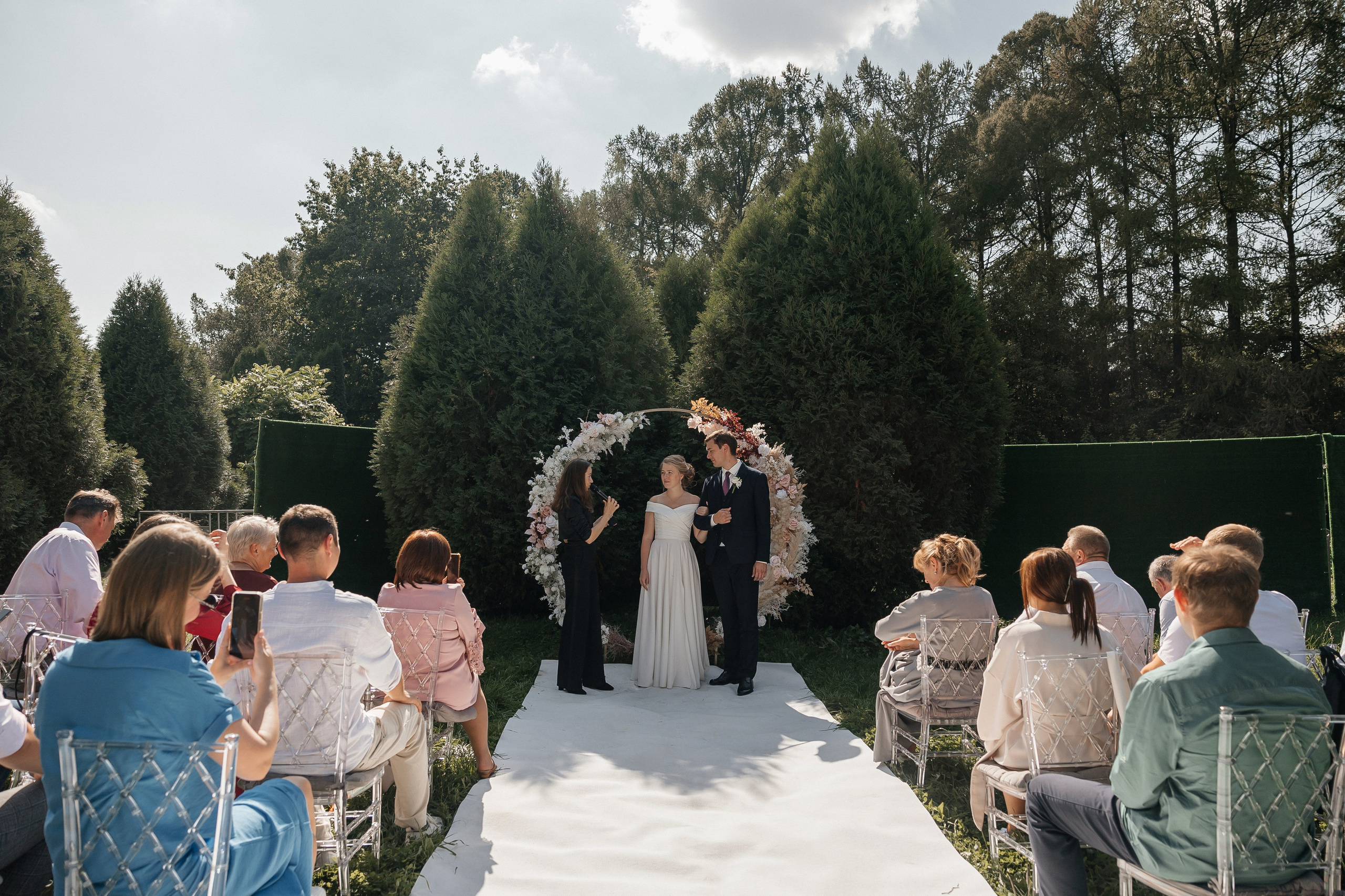 Выездная церемония в Бирюлевском дендропарке