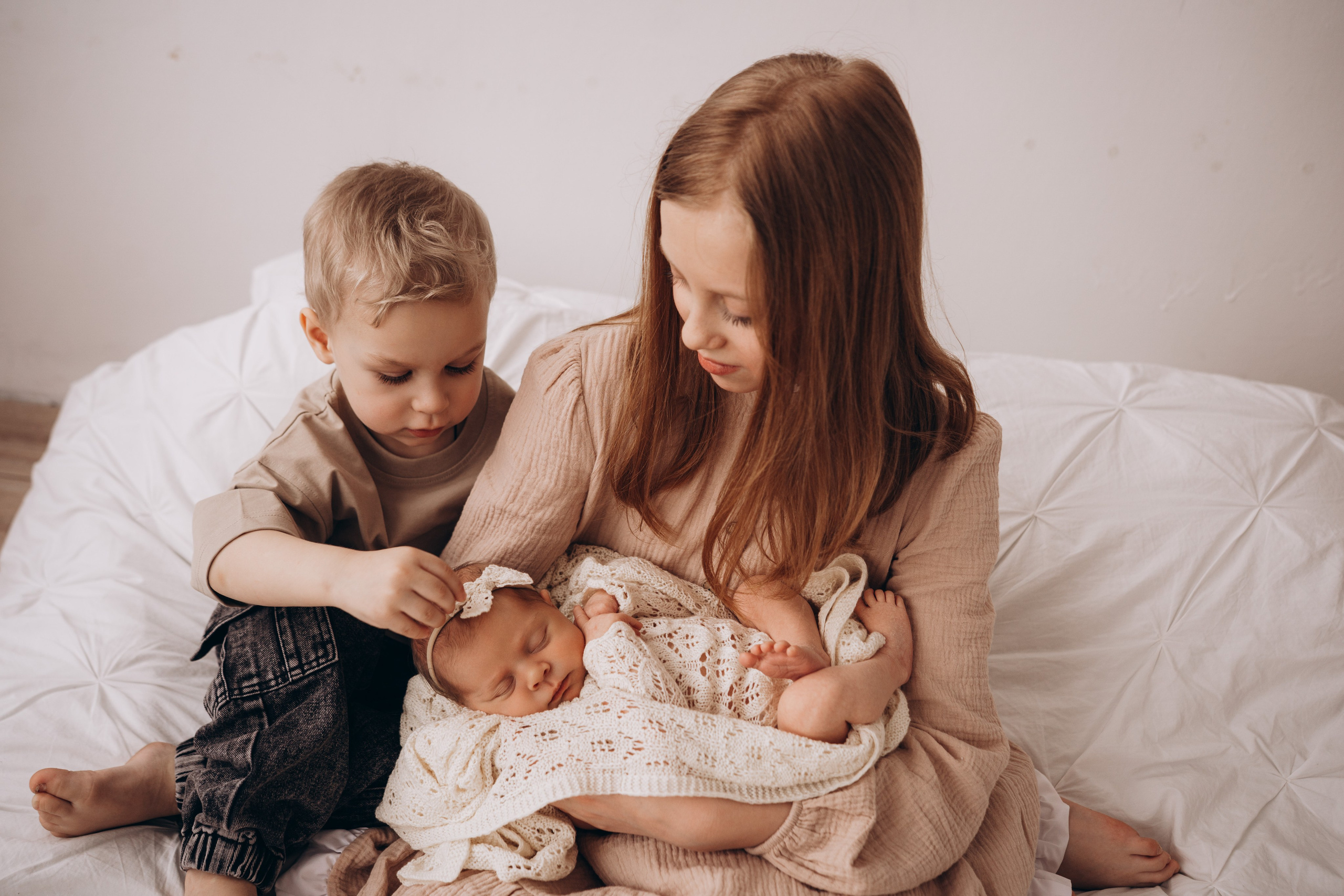 Фотограф Новорожденных в Москве. Семейные истории в стиле LIFE