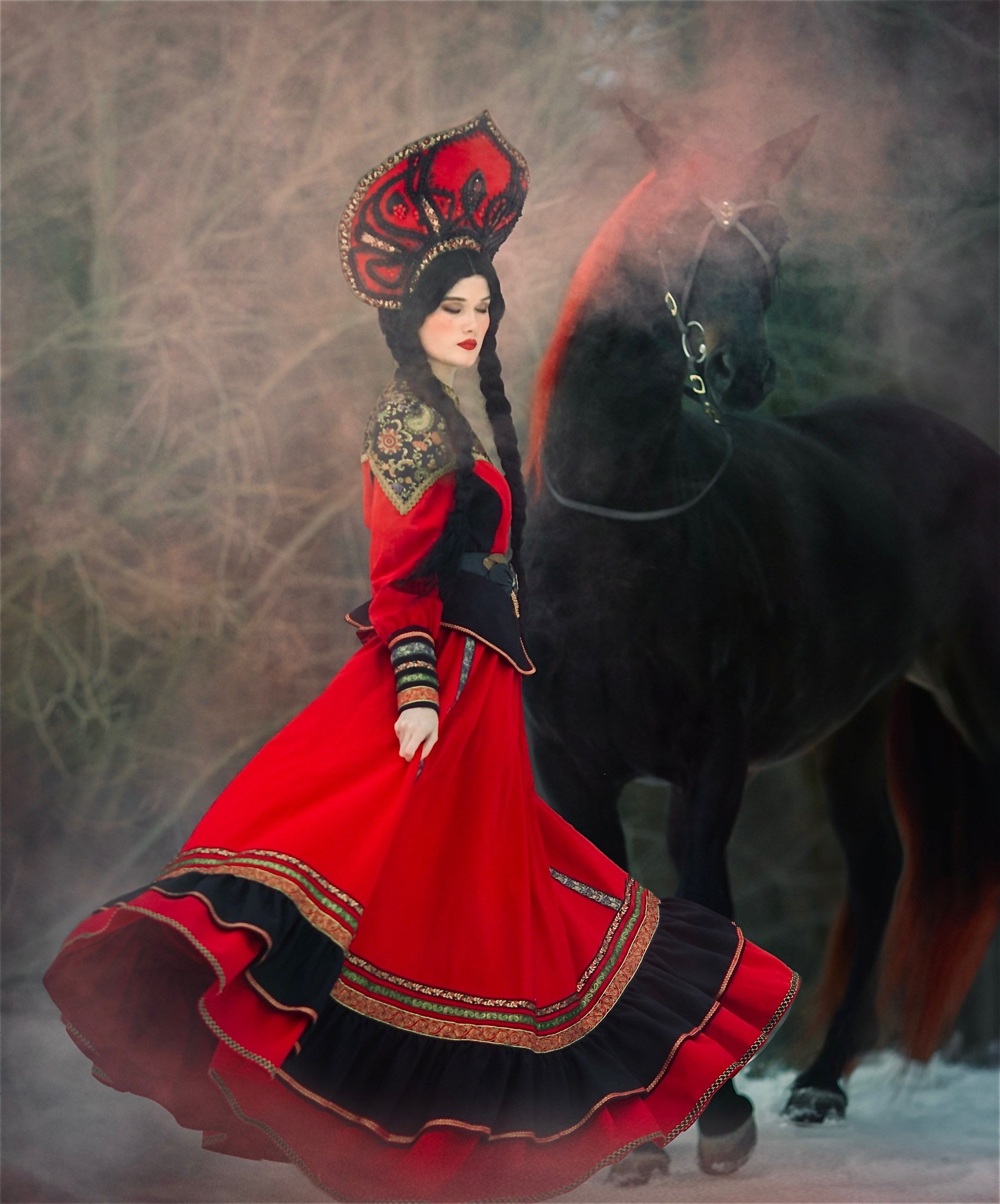 Казачий. Русские народные костюмы в Москве