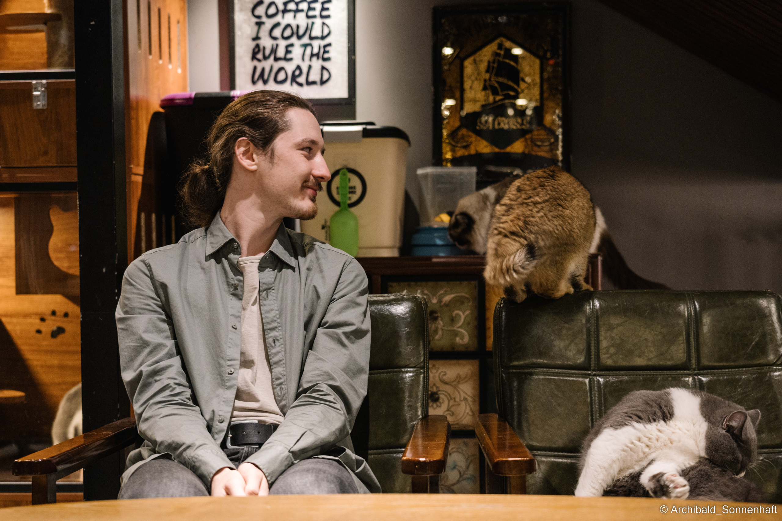 Catfe. Photographer in Guangzhou, China. Archibald Sonnenhaft