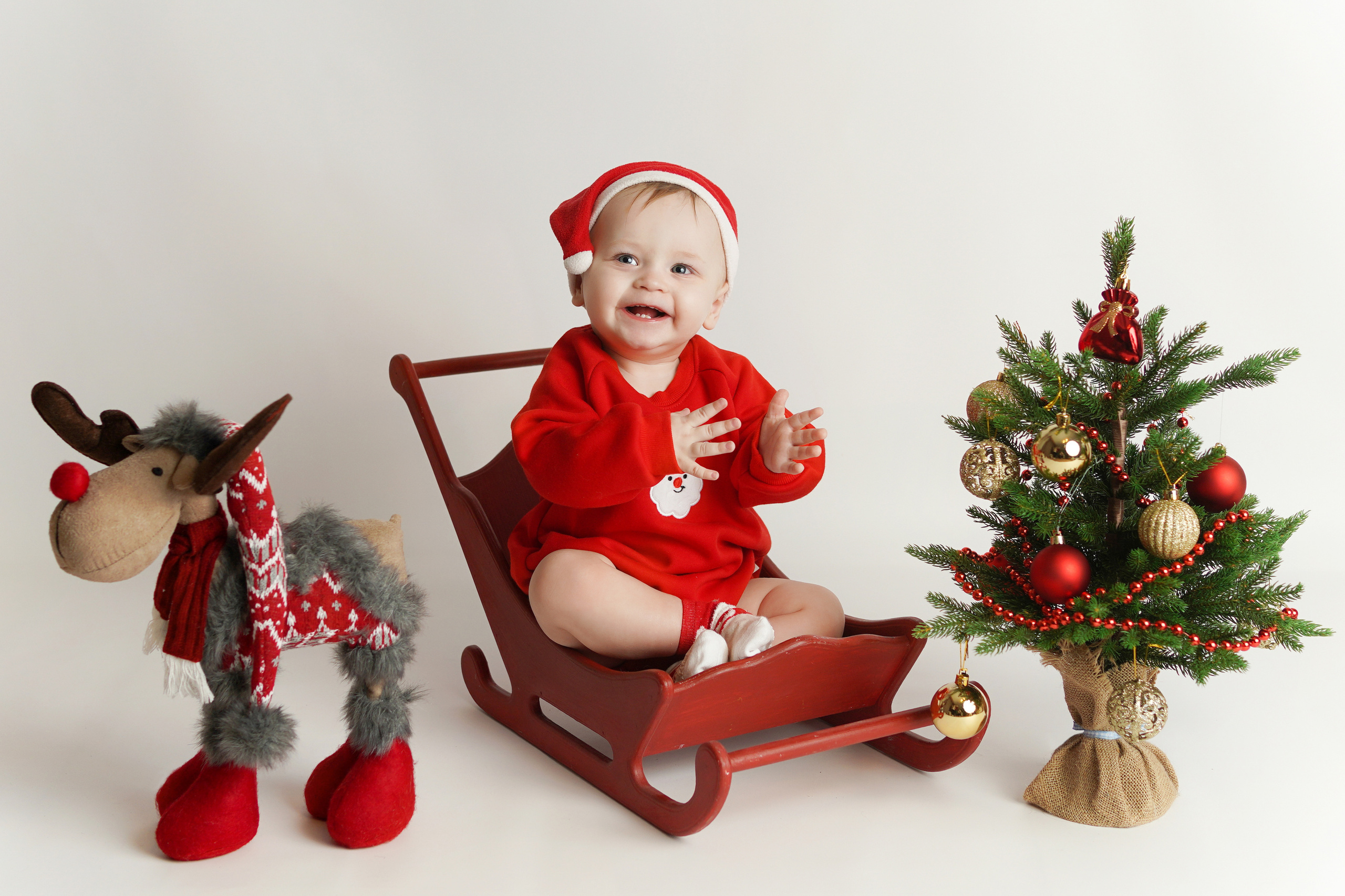 новогодняя фотосессия для малышей