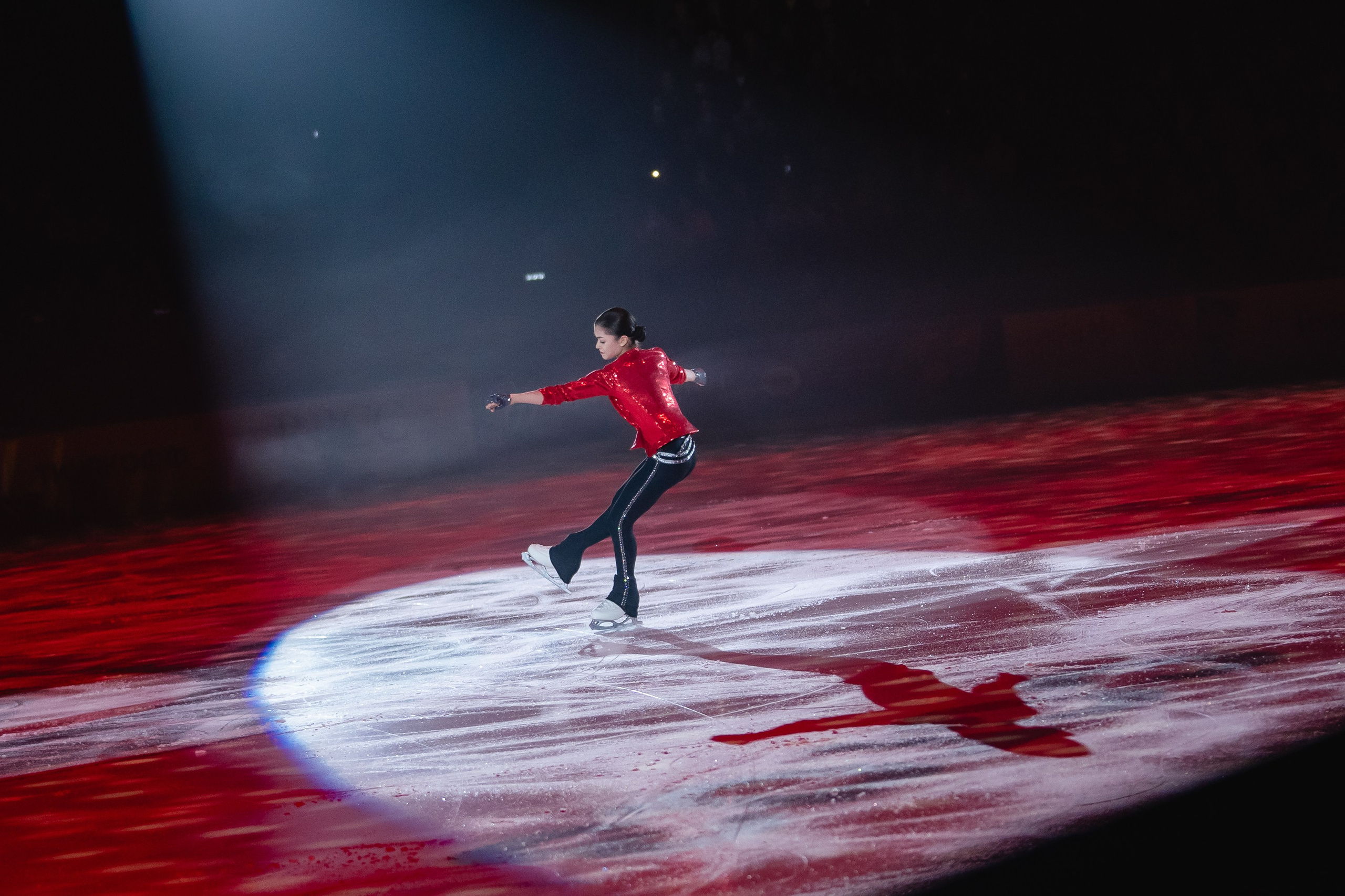 Шоу «Чемпионы на льду» в Новосибирске. Воробьева Ксения — Спортивный и танцевальный фотограф Новосибирск
