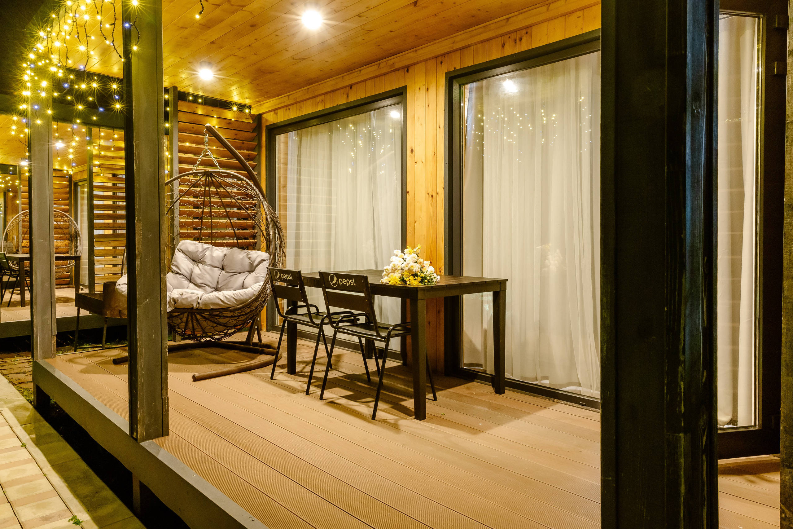 Термальный бассейн Домики с удобствами и баней до 6 человек